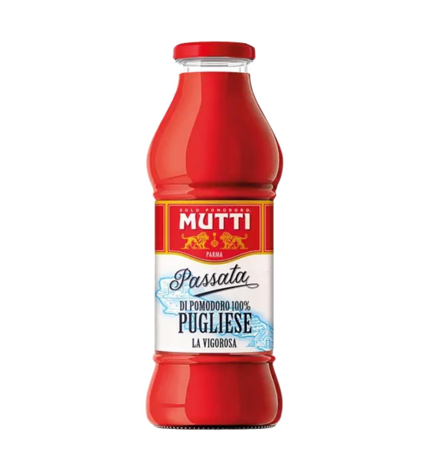 Mutti Passata Tomato Puree Pugliese 400 Gram - Buy Online on SooperMarket.com