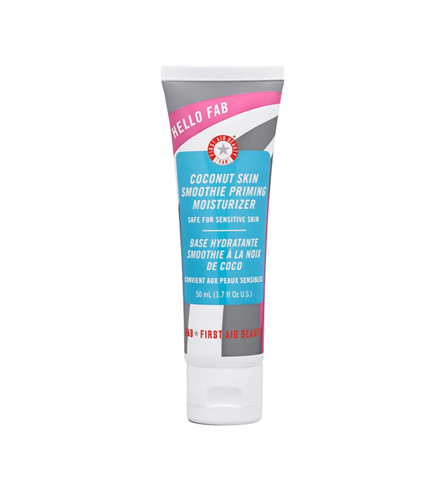 First Aid Beauty Hello FAB Coconut Skin Smoothie Priming Moisturizer 1.7 Oz - 2-in-1 Makeup Primer and Moisturizer - Buy Online on SooperMarket.com