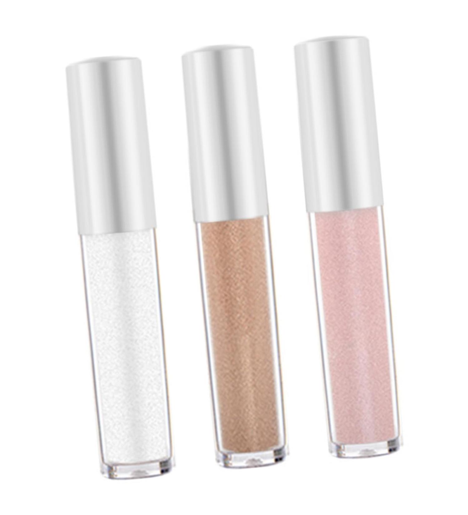 Mikinona 3pcs Polarized Monochrome Eyeshadow Sparkle Eyeshadow Liquid Glitter Eyeshadow Makeup Stuff Plastic - Buy Online on SooperMarket.com