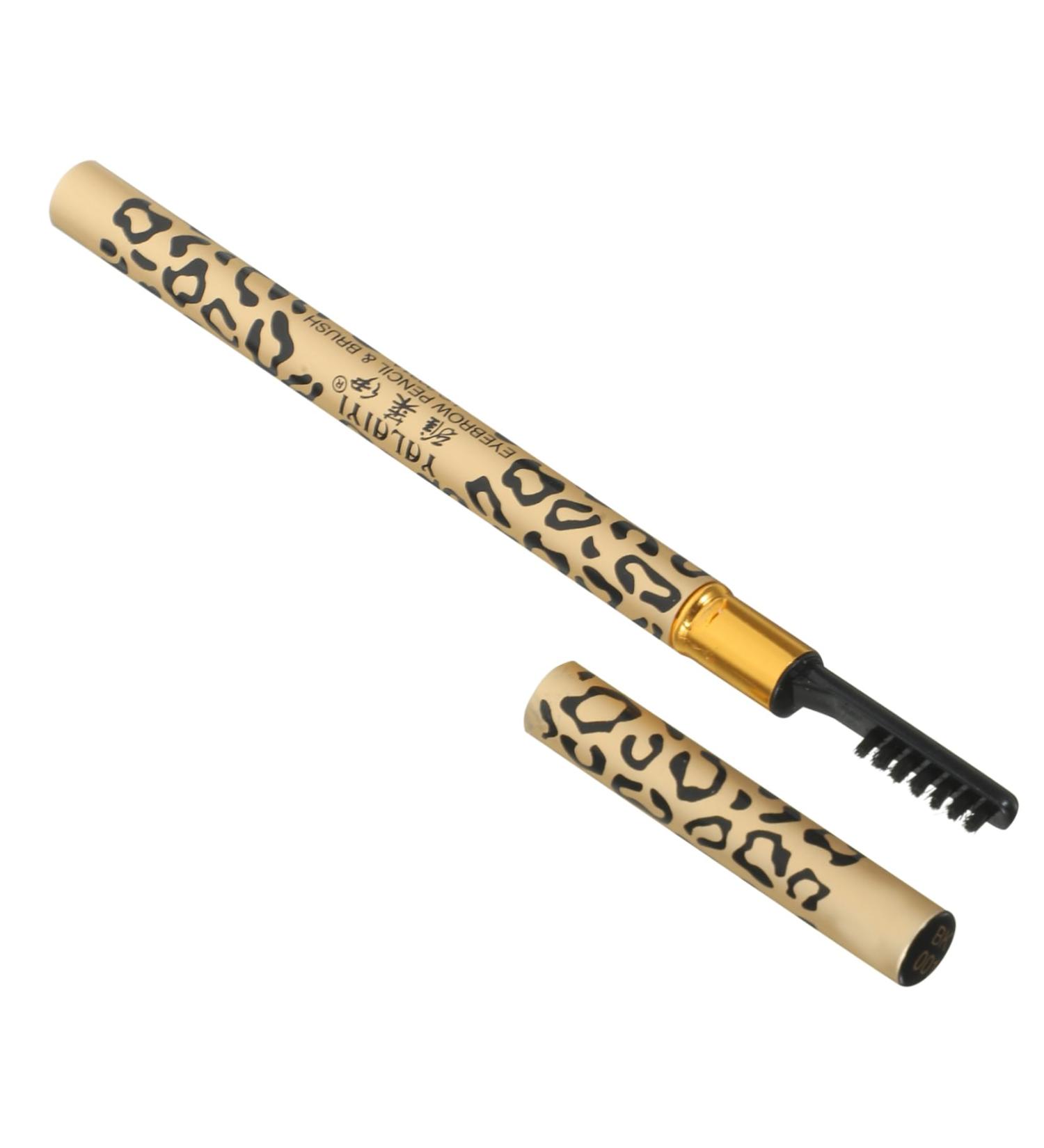MUSISALY 2pcs Double Head Eyebrow Pencil Brow Gel Brow Brush Pencil for Eye Brown Teezers Puff) Uk Wooden 1 count (Pack of 1) Black - Buy Online on SooperMarket.com