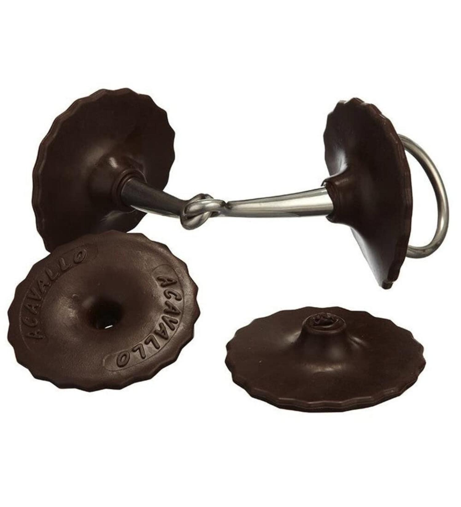 Acavallo Unisex's Brown Bit Guards One Size One Size Brown - Buy Online on SooperMarket.com
