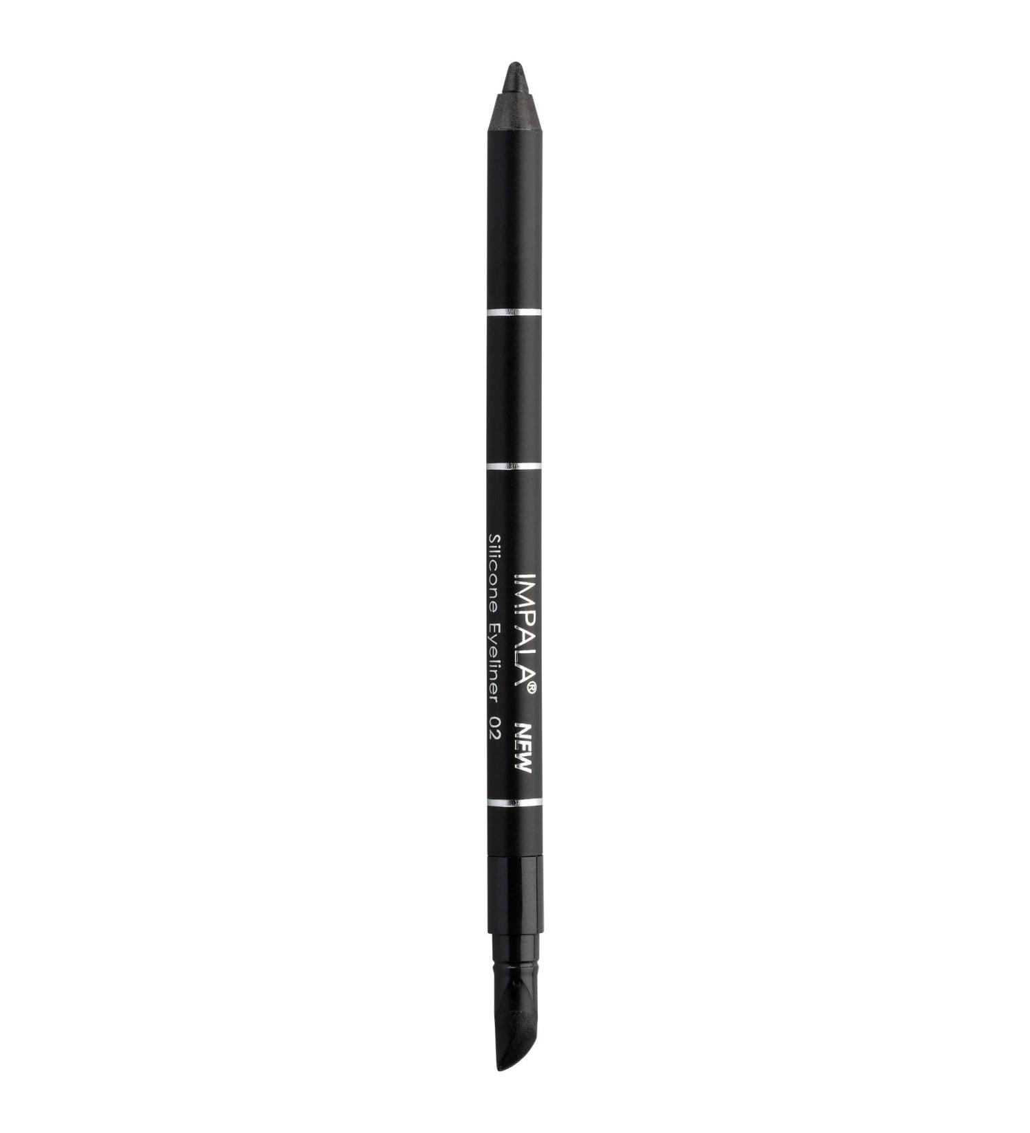 IMPALA Waterproof Eyeliner No. 02 Dark Gray Glitter | Long-Lasting & Water-Resistant | Creamy Texture for Defined or Smudged Look - Buy Online on SooperMarket.com