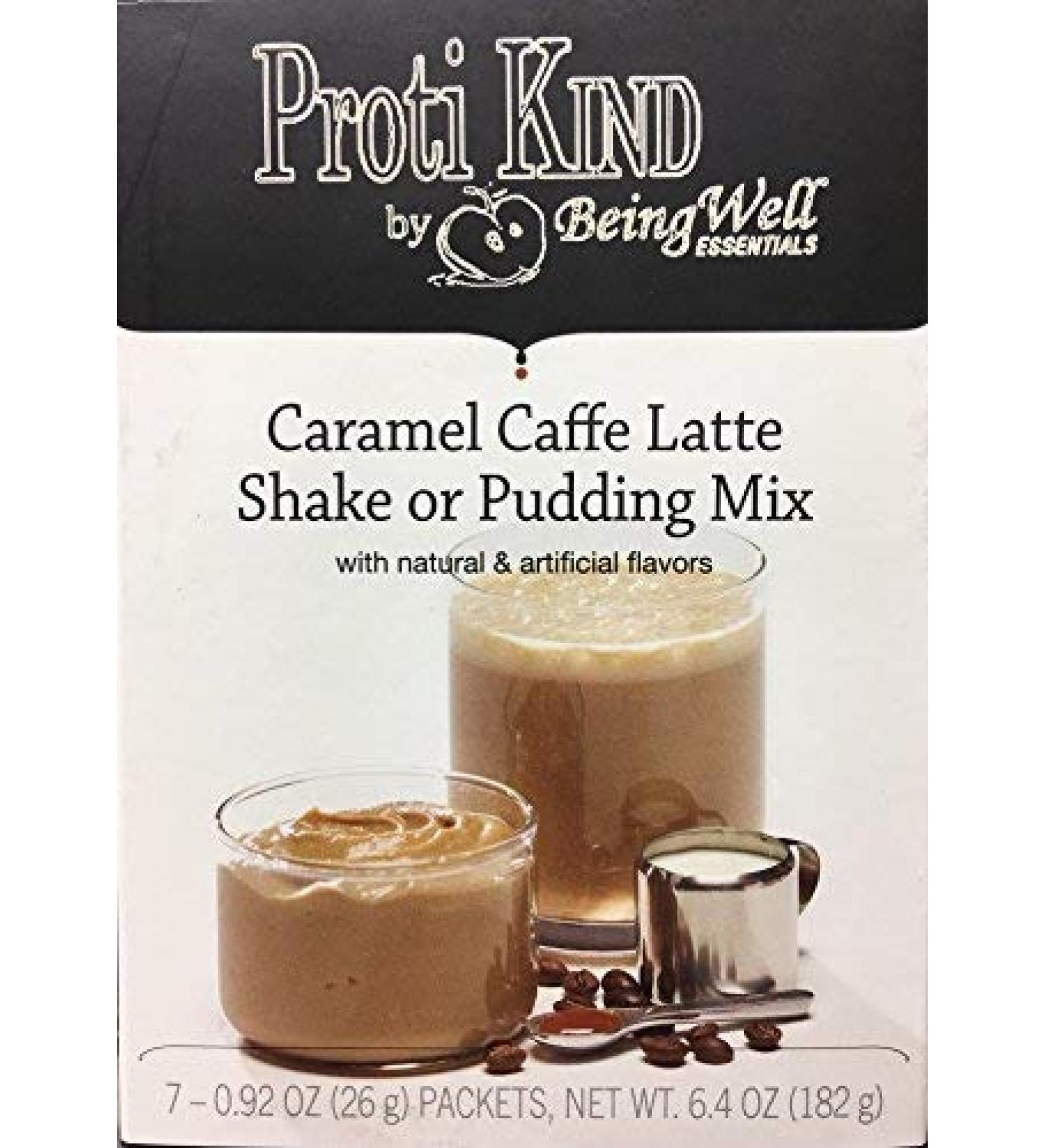 Proti Kind - Caramel Caf Latte Shake or Pudding Mix 7 Servings - Buy Online on SooperMarket.com