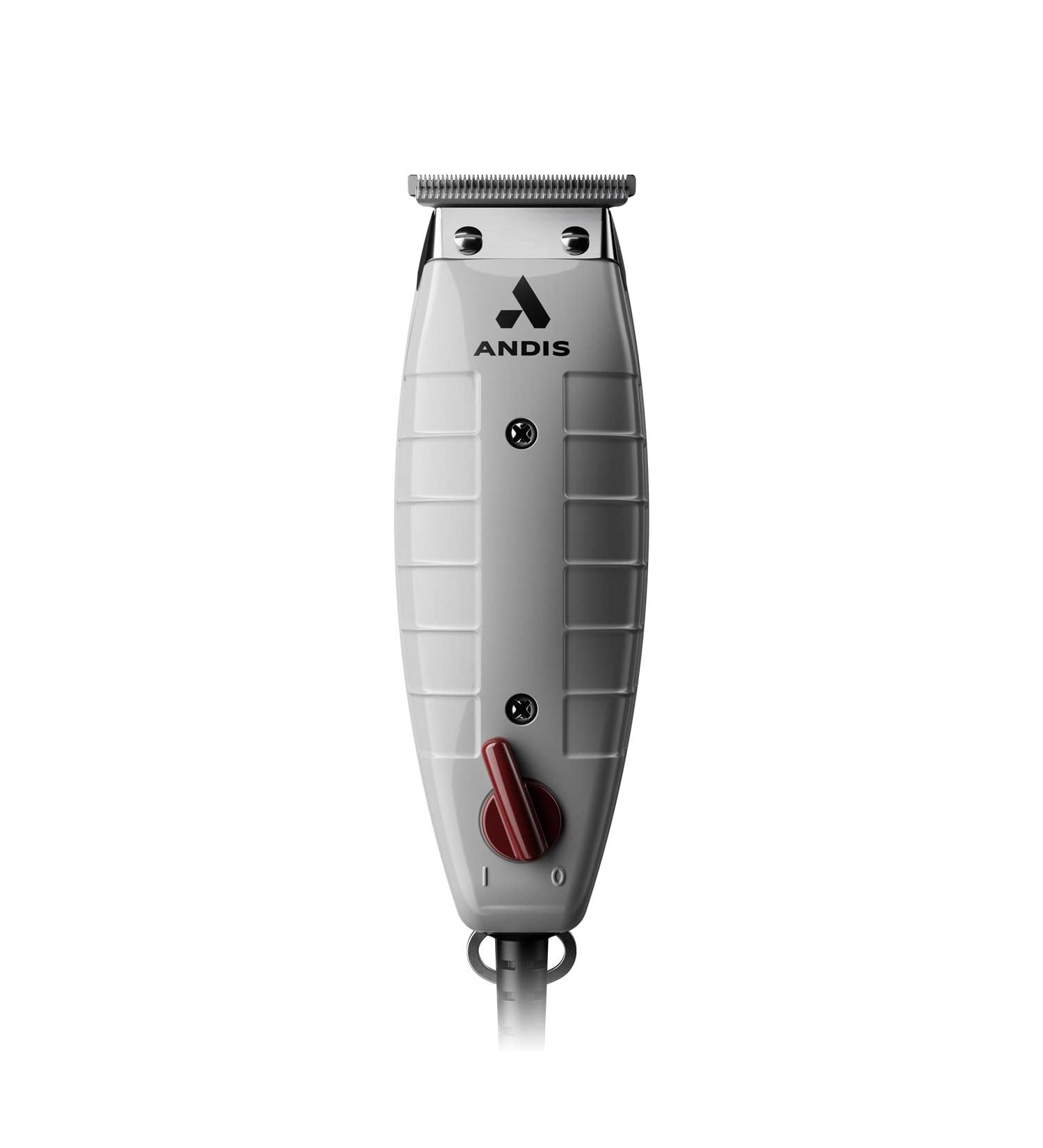 Andis 04780 Professional T-Outliner Beard & Hair Trimmer with Carbon Steel T-Blade - Grey | Corded Electric Trimmer for Men - Buy Online on SooperMarket.com