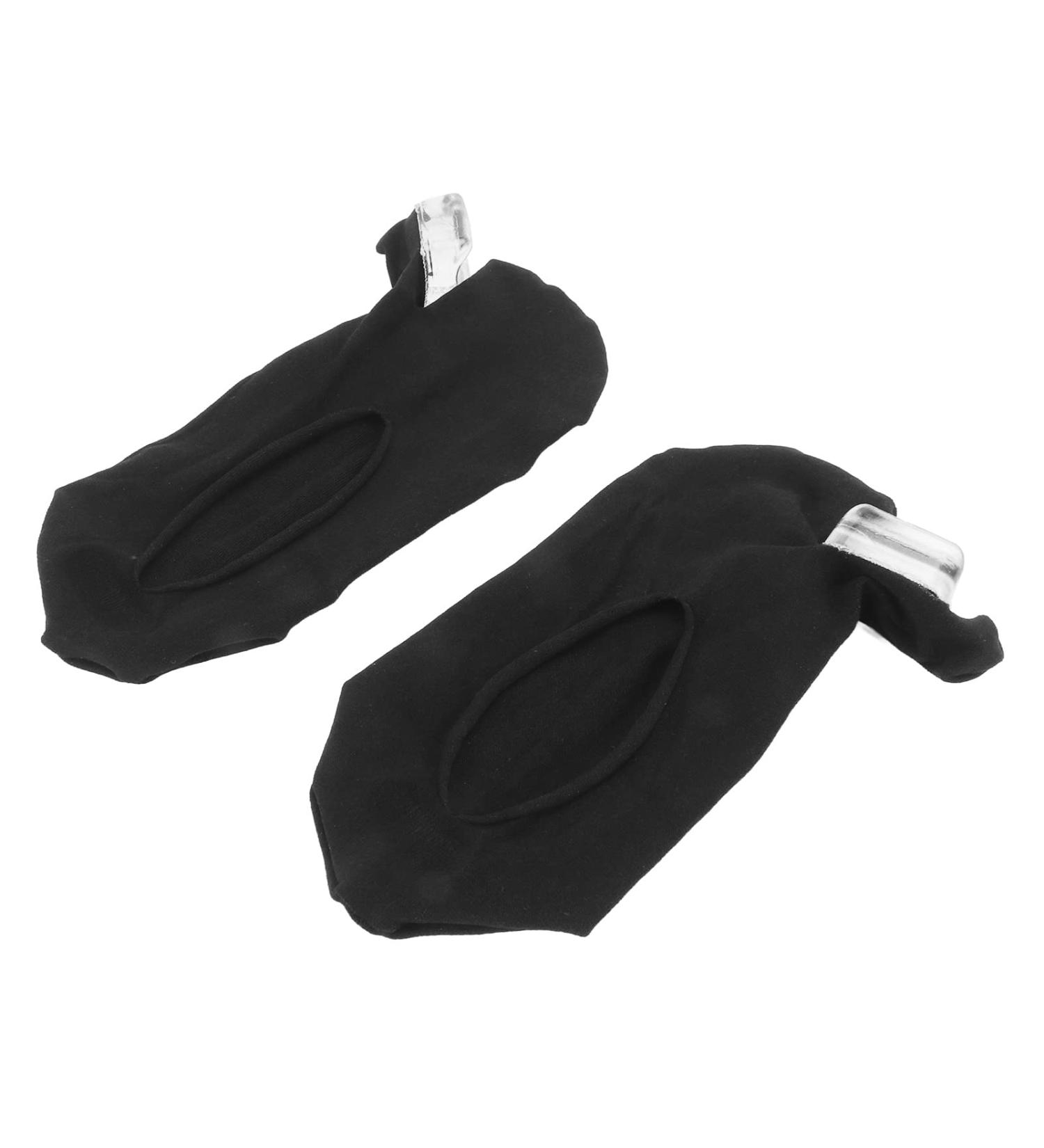 Portable Bunion Relief Toe Separator Socks for Women - Soft, Elastic & Breathable - Valgus Corrector - Ideal for Work - Black - Buy Online on SooperMarket.com