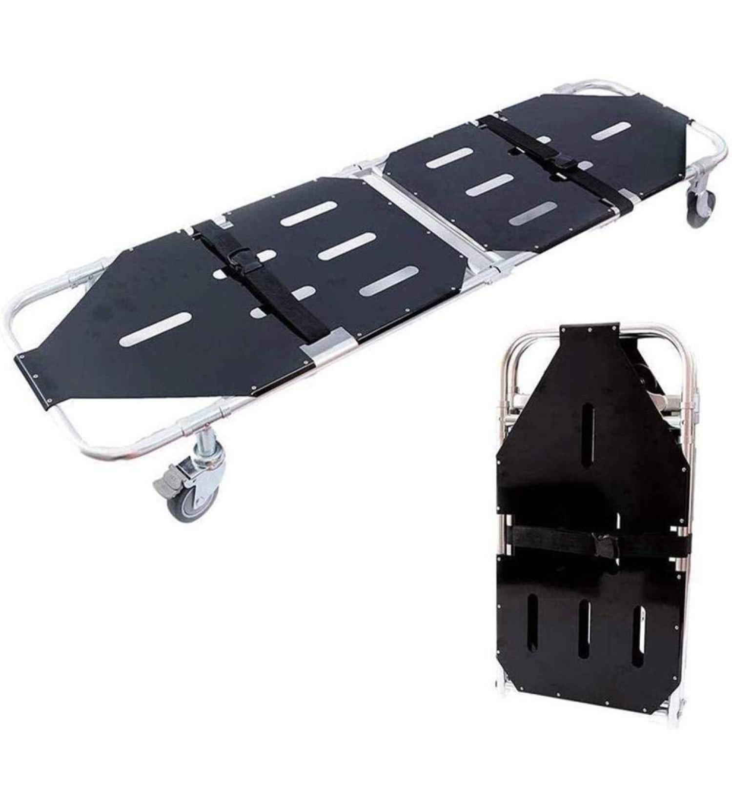Portable Stretcher Aluminum Alloy Patient Transport Stretcher with Breakaway Hinge 1230 - Buy Online on SooperMarket.com