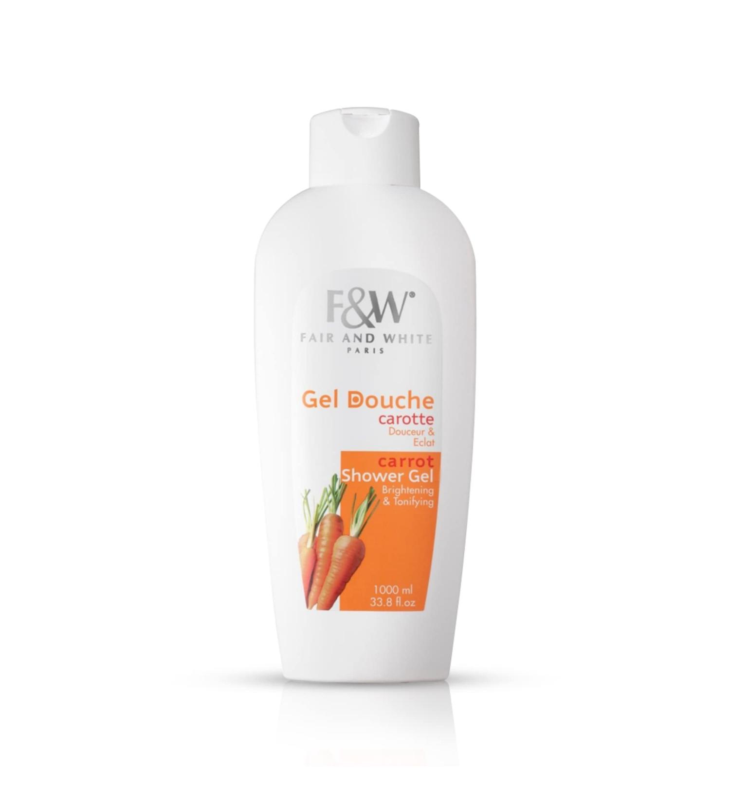 FAIR & WHITE Original Carrot Tonifying Body Wash 1000ml - 33.8 fl.oz. | Pack of 1 - Buy Online on SooperMarket.com