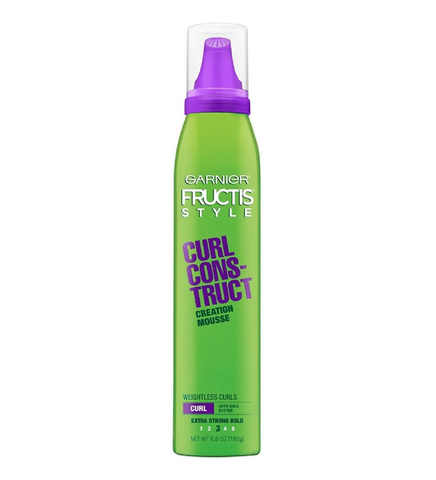 Garnier Fructis Style Curl Construct Creation Mousse 6.8 oz - Pack of 2 | Extra Strong Hold | Unscented - Buy Online on SooperMarket.com
