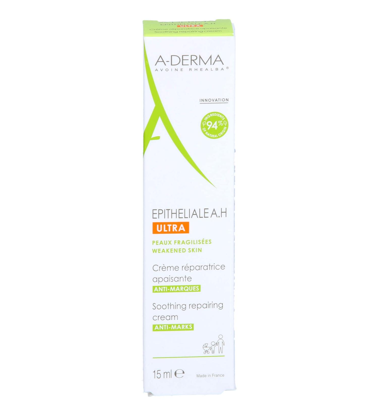 Buy A-Derma EPITHELIALE AH ULTRA Cream 15ml - Soothing & Hydrating Moisturizer for All Skin Types | Fast International Shipping - Buy Online on SooperMarket.com