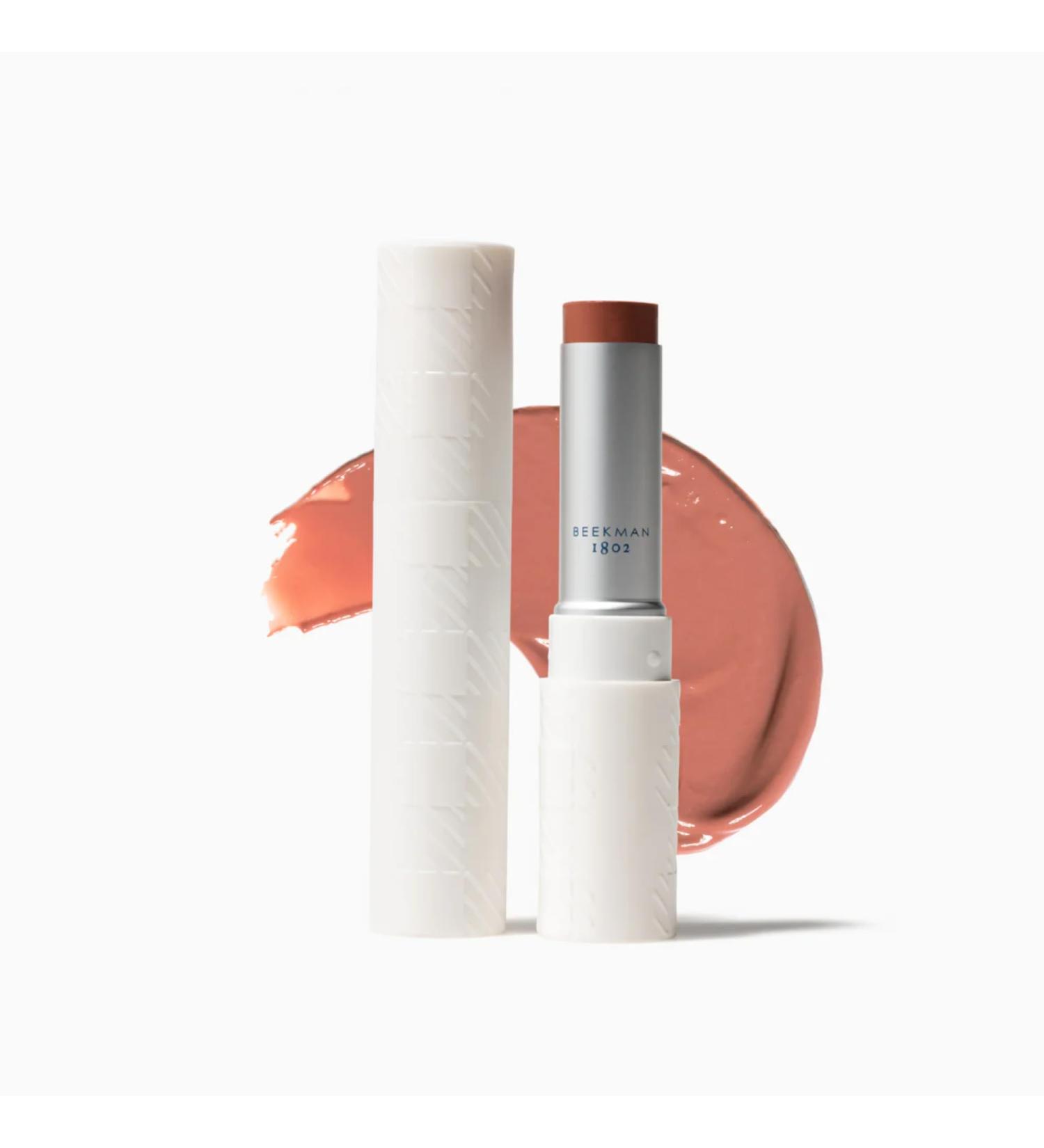 Beekman 1802 Goat Milk Tinted Lip Cream SPF 15 - Fragrance Free Elderberry & Niacinamide - Hydrating for Sensitive Skin - Cruelty-Free | Spicy Nudey Shade - Buy Online on SooperMarket.com