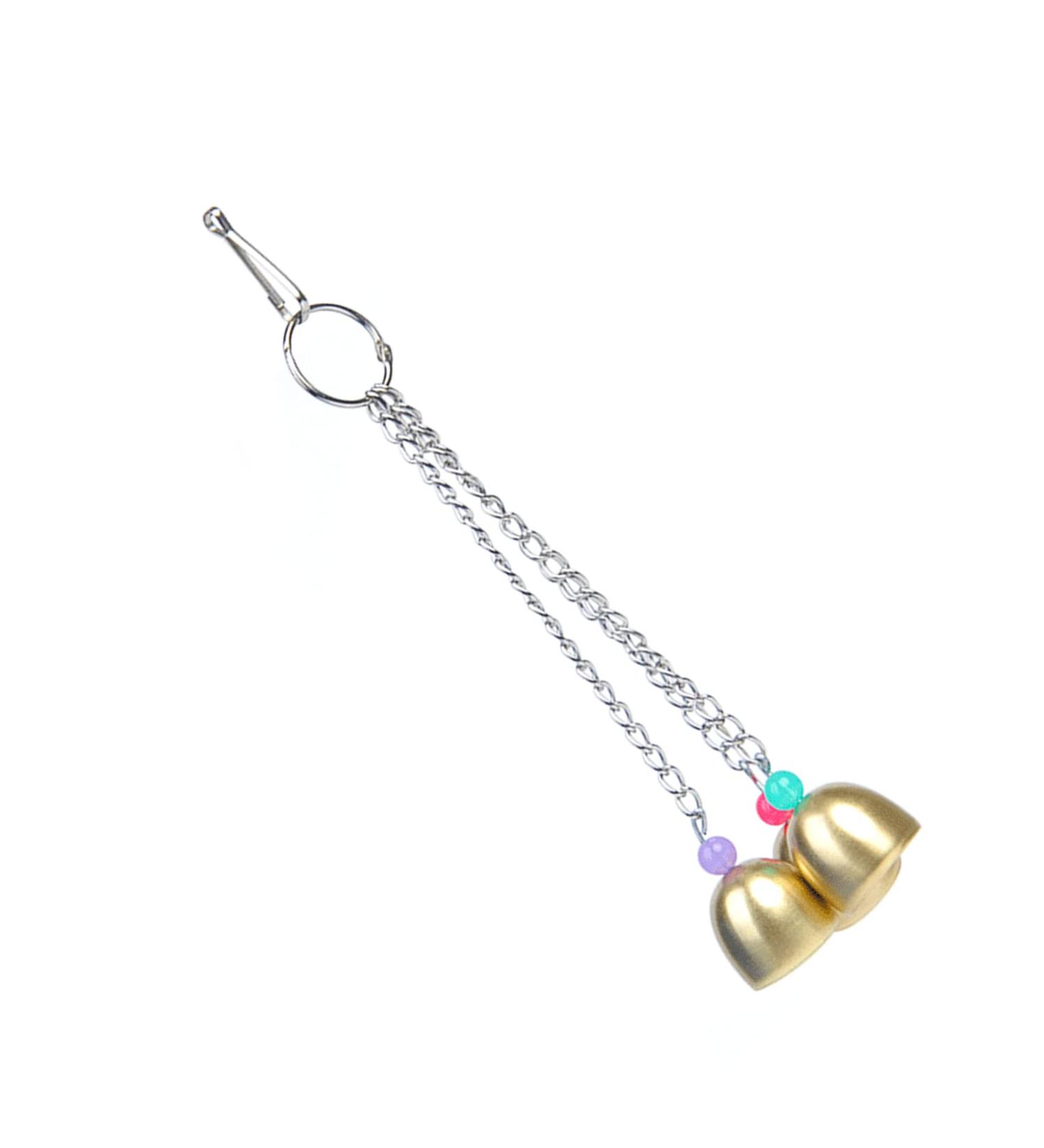 MANSHANGKJ Budgie Toy Interesting Bird Toy Interactive Bells Toy for Small Parrot Macaws Parakeets Love Birds (Random Color) - Buy Online on SooperMarket.com