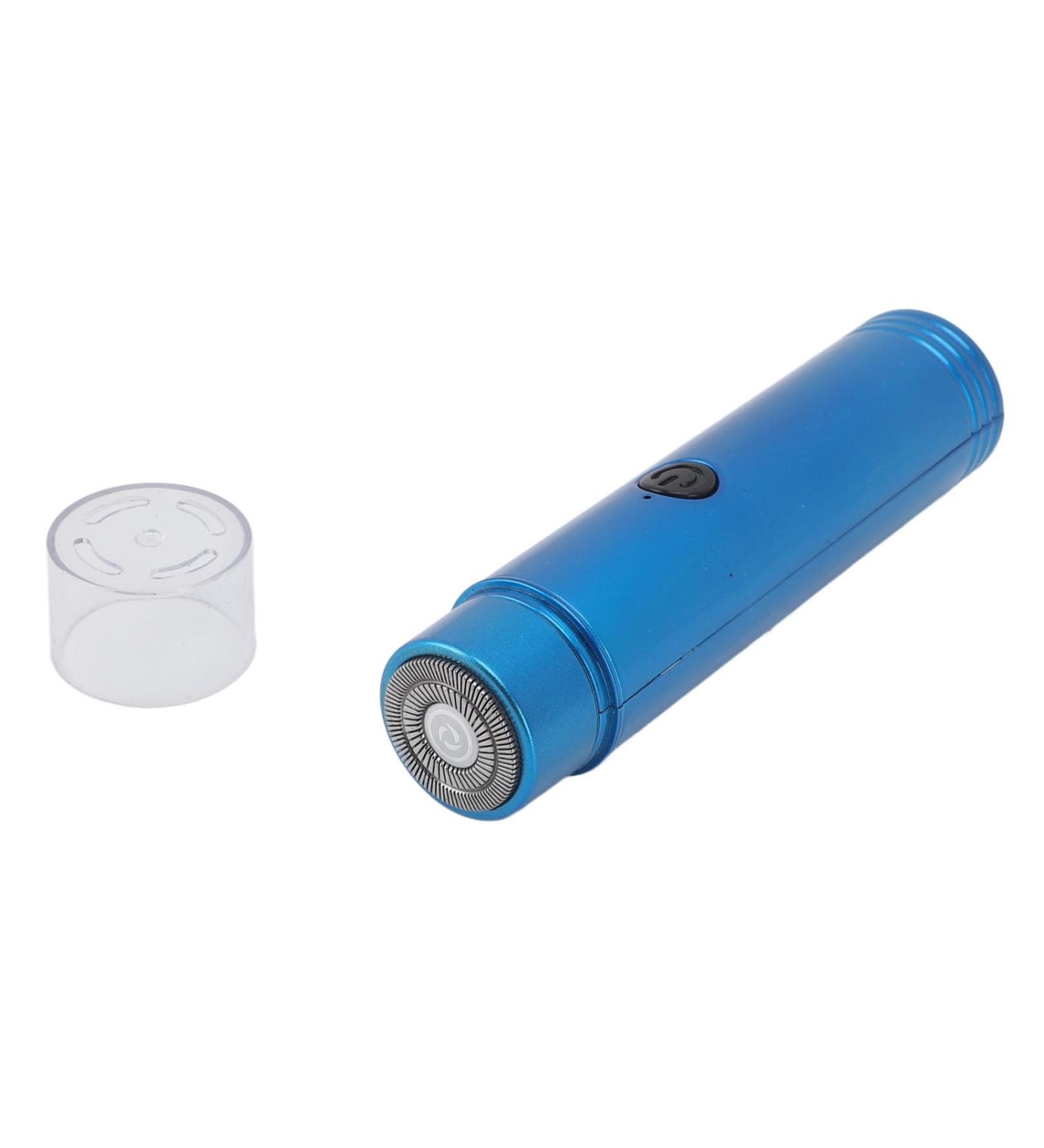 Mini Beard Clipper - Portable USB Rechargeable Electric Cutter for Travel | Multifunctional Head Grooming Tool (Blue - Buy Online on SooperMarket.com