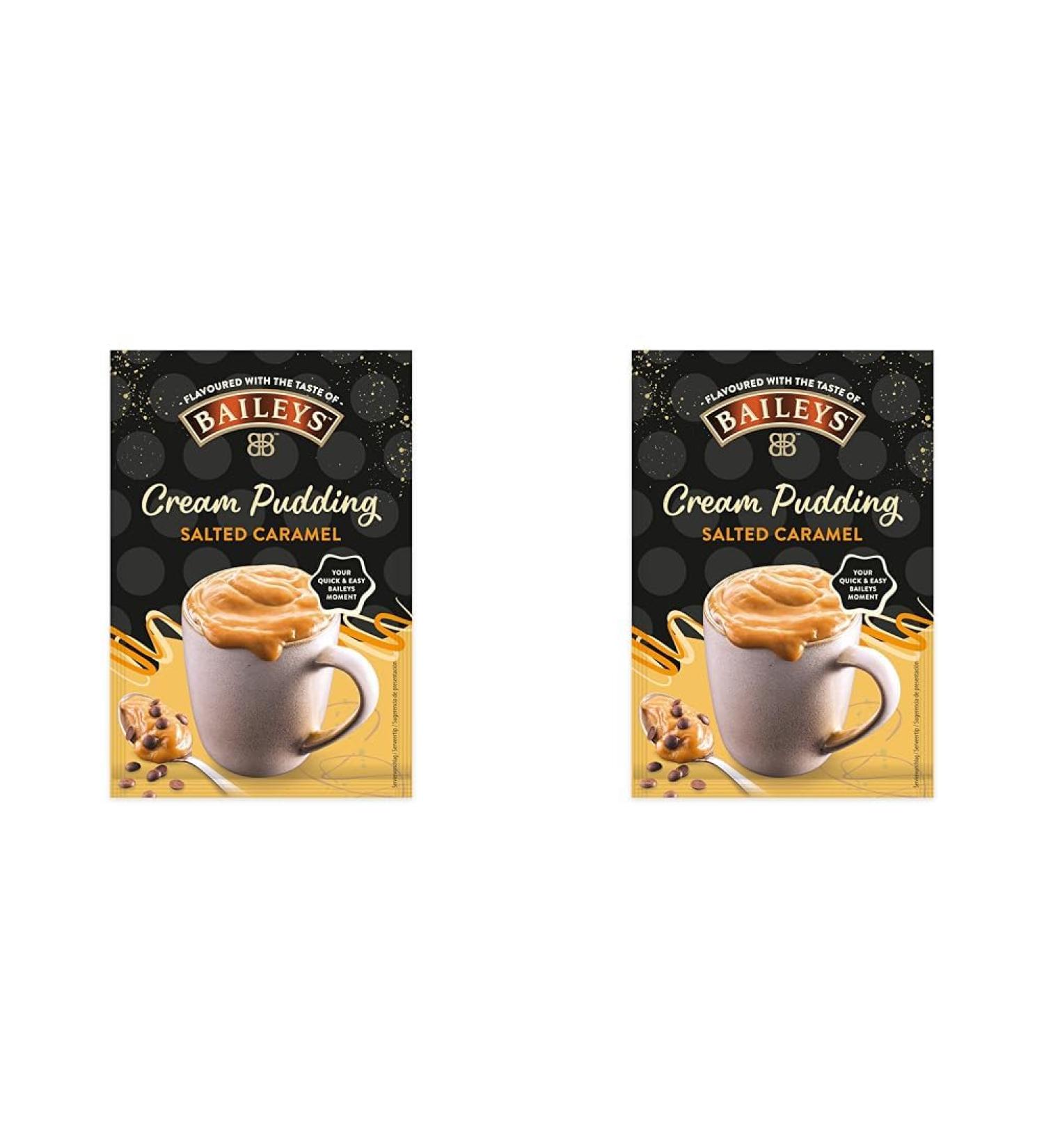 Baileys Cream Pudding Caramel - Non-Alcoholic Dessert 2 Pack of 1x59g | Indulge in Original Baileys Taste Ready to Enjoy! - Buy Online on SooperMarket.com