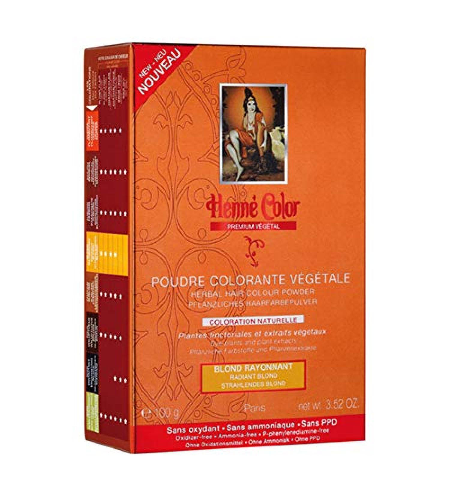 Henn Color Premium Vegetal Radiant Blond (blond) Henna Powder 100 g