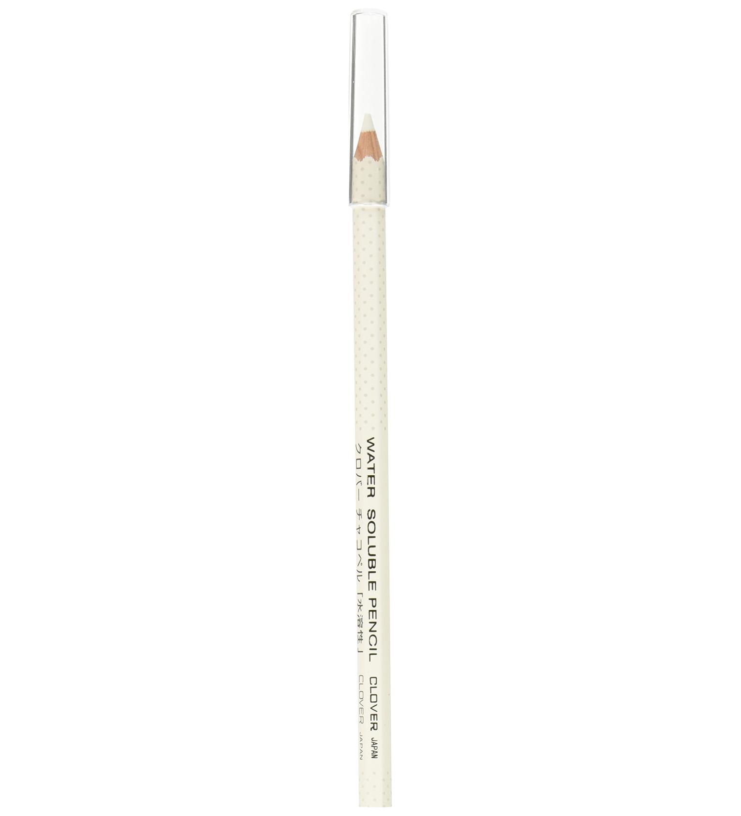 Clover Water Soluable Pencil  1 Count (Pack of 1)  White