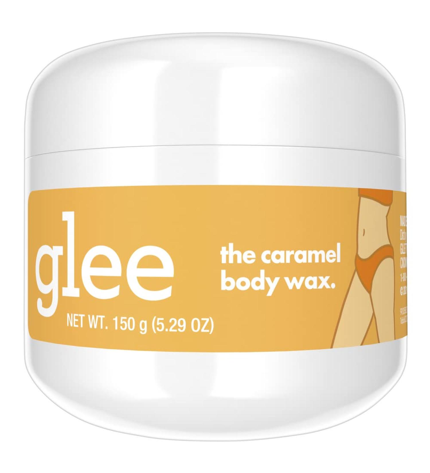 Glee Caramel Body Wax Starter Kit for Women - Safe & Microwave-Free - Candy Scent - 5.29oz (28 piece) - Buy Online on SooperMarket.com