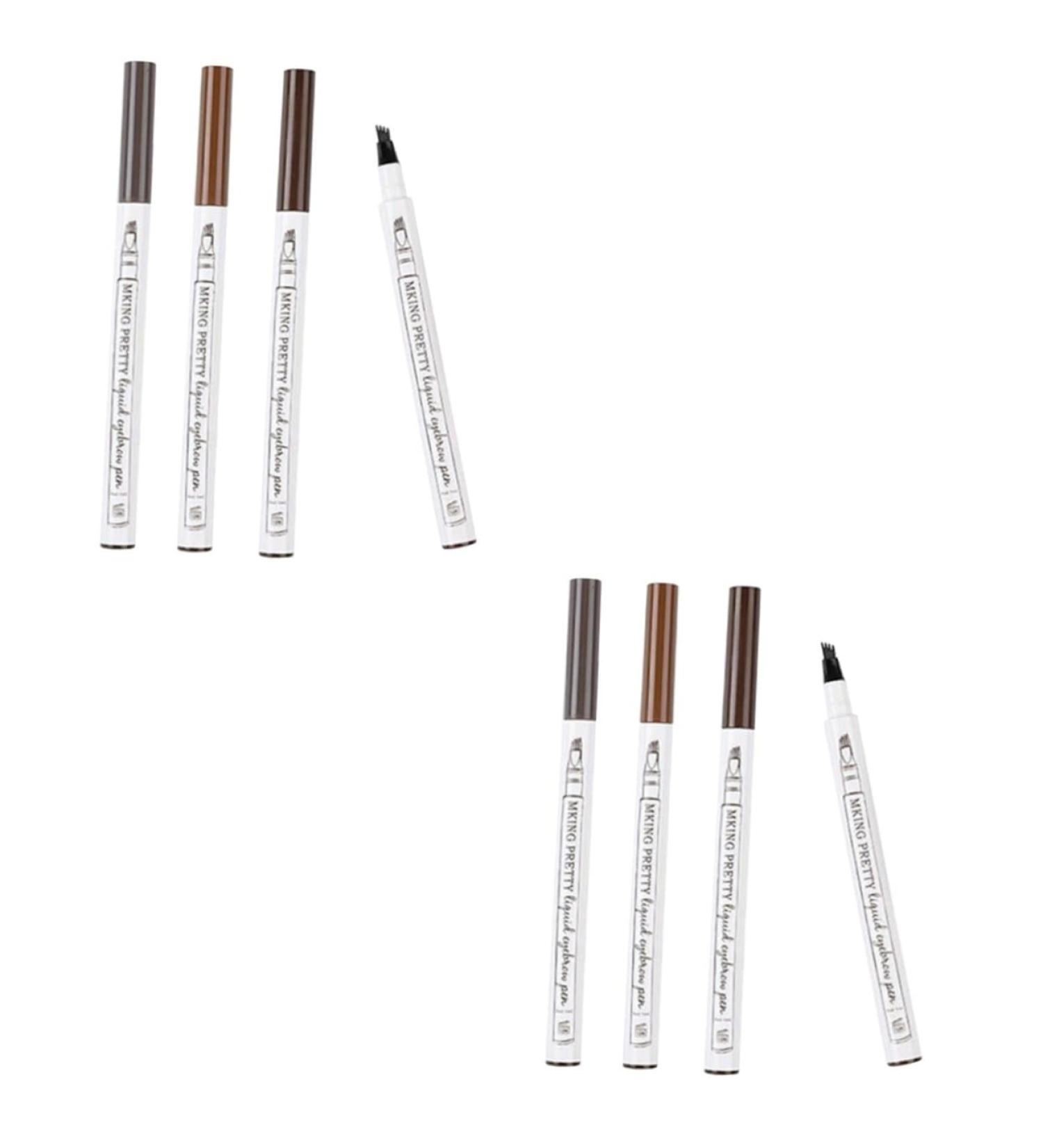 FOYTOKI 8 Pcs Eyebrow Makeup Tool Eyebrow Pen Brow Pencil Liquid Eyebrow Pen Waterproof Eyebrow Pen - Buy Online on SooperMarket.com