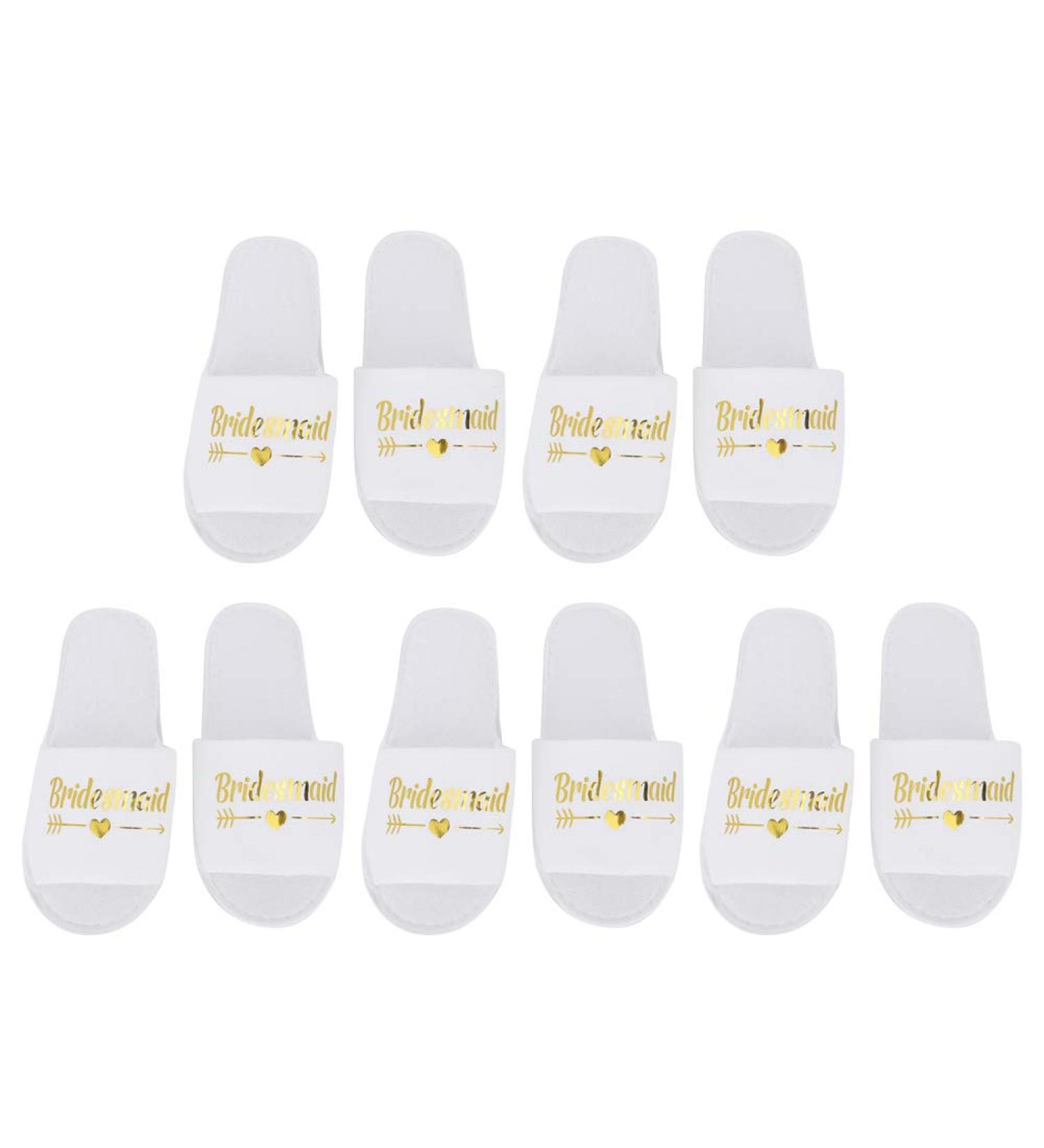Buy Alvinlite Disposable House Shoes - 5 Pairs of Bulk Slippers for Hotels Weddings & Parties - Comfortable & Stylish Footwear - Buy Online on SooperMarket.com