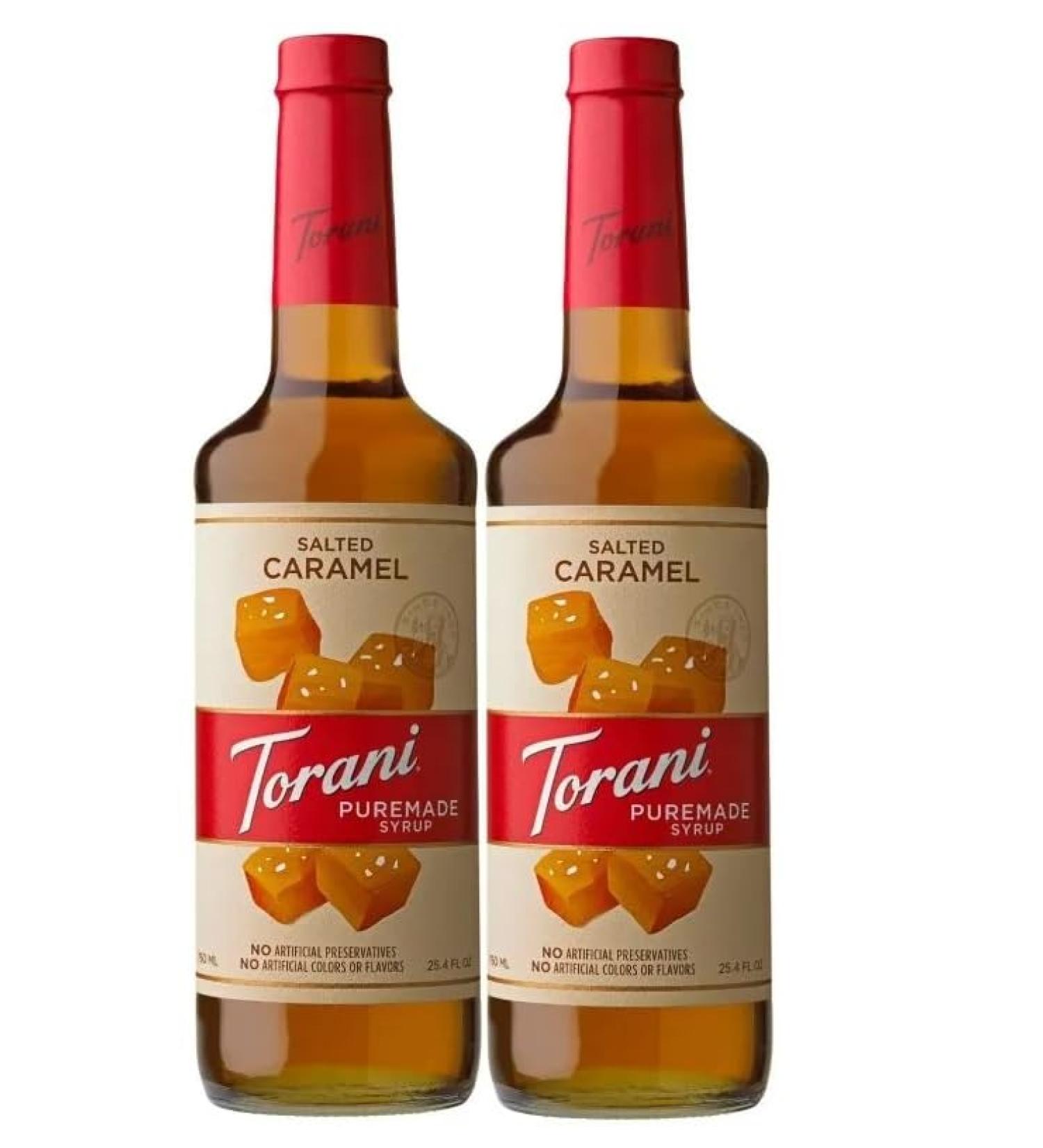 Torani Puremade Salted Caramel Flavour Syrup 750ml 2 Pack - Buy Online on SooperMarket.com