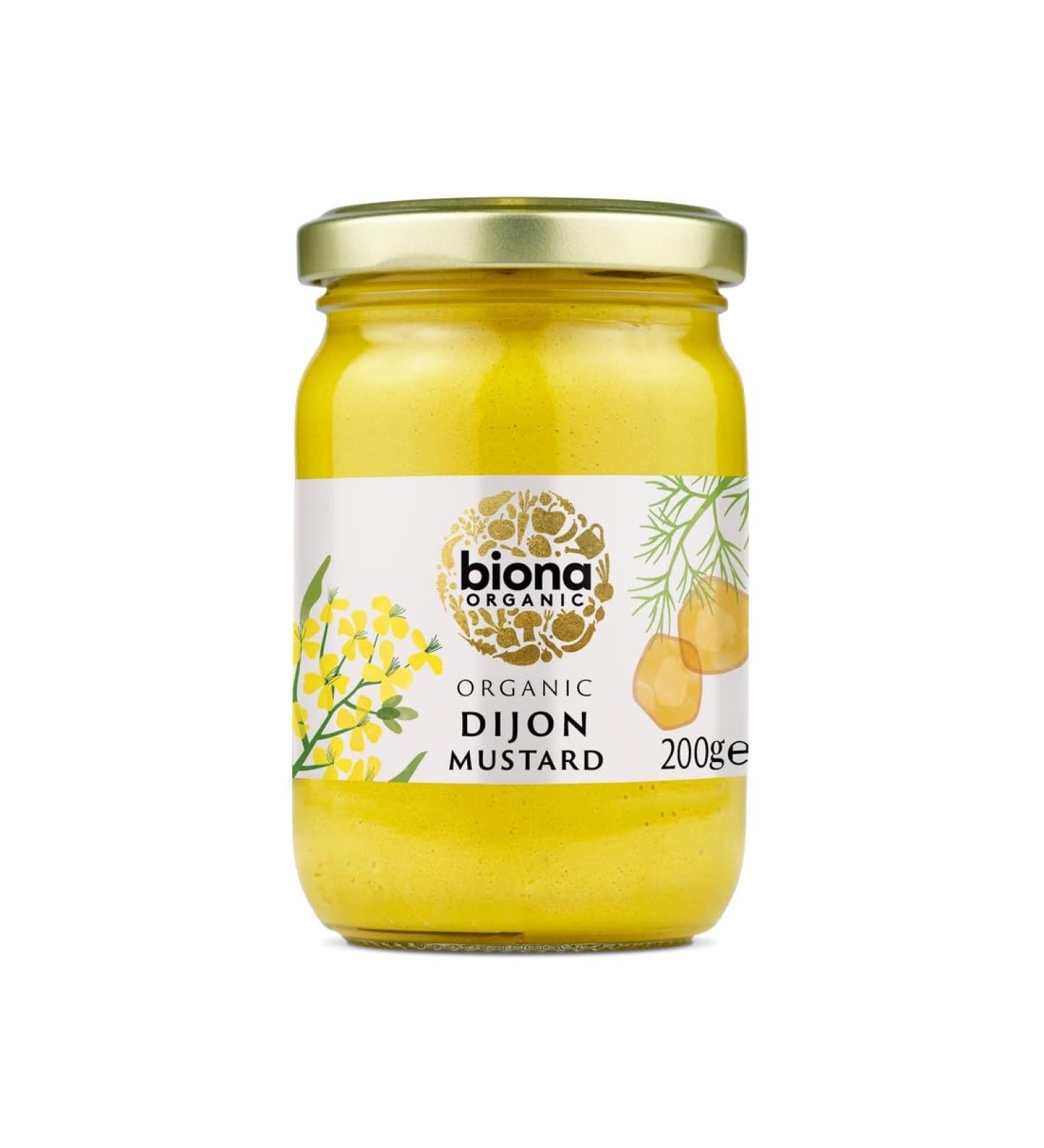 Biona Org Dijon Mustard 200g - Buy Online on SooperMarket.com