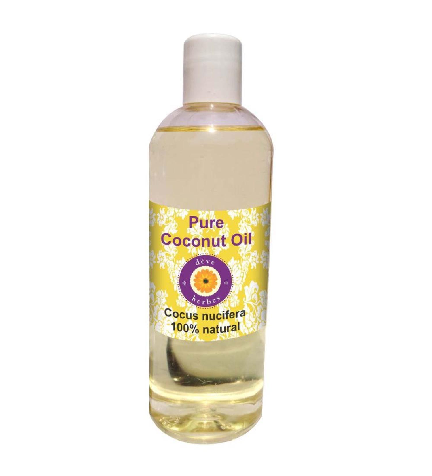 Pure Coconut Oil 200ml (Cocus nucifera) 100% Natural Cold pressed & Therapeutic Grade