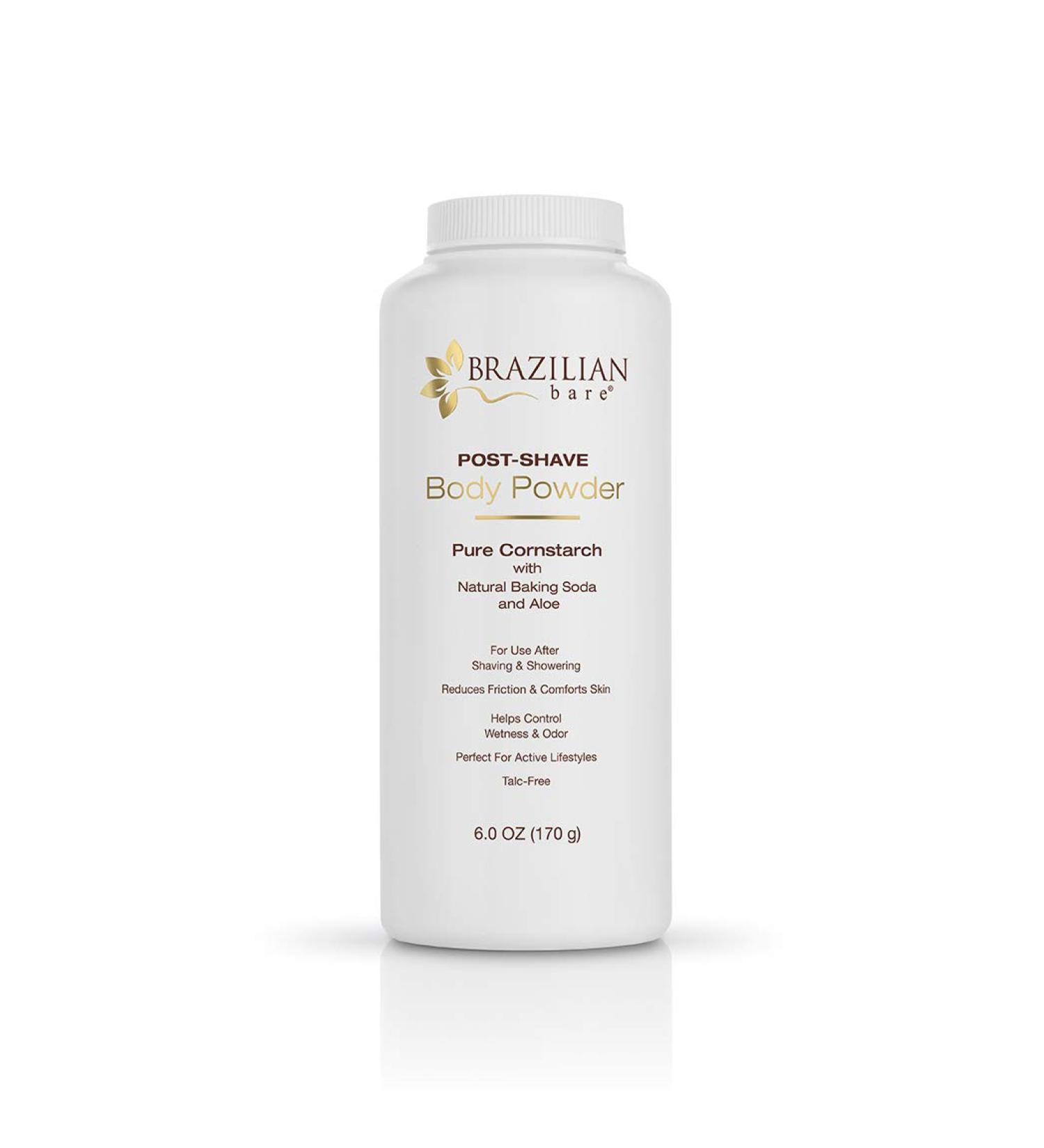Brazilian Bare Post-shave Body Powder  Light Citrus  6.0 Ounce