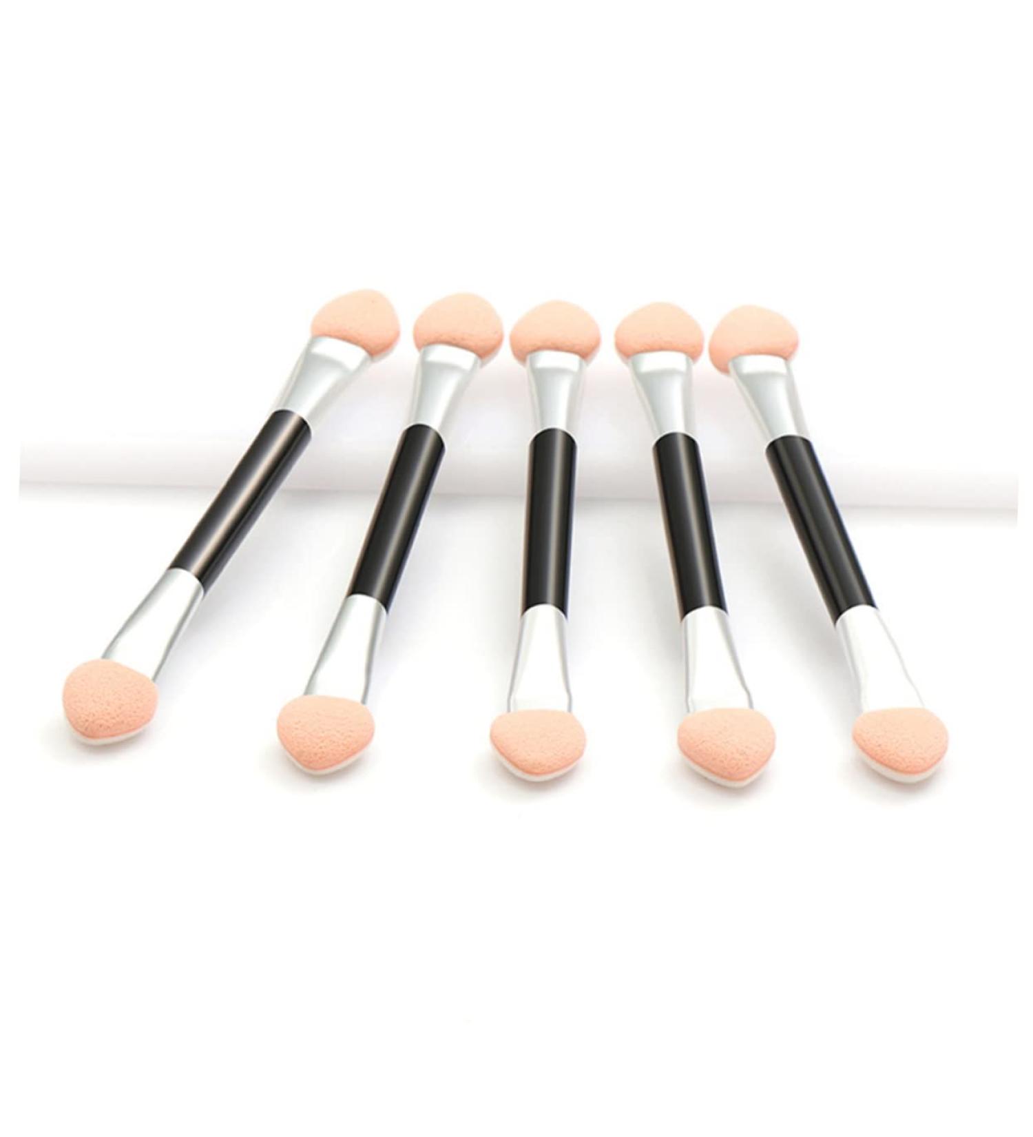 Healeved 50pcs Brush Eyeshadow Eye Makeup Make up for Face Eyeshadow Brush Kit 8x1cm Pink - Buy Online on SooperMarket.com