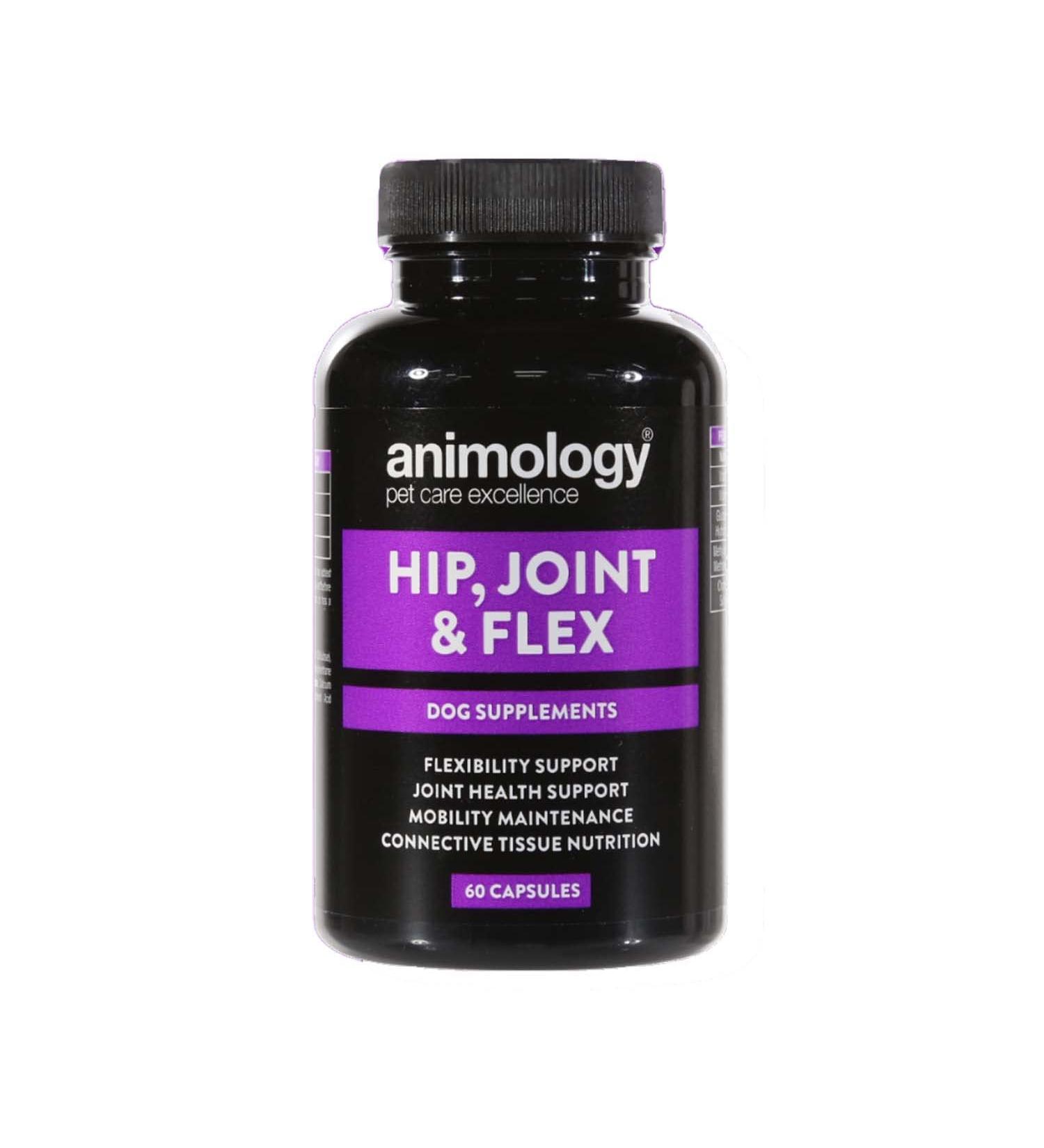 Animology Hip Joint and Flex Dog Food Supplements 60 Capsules - ANM0220 - Buy Online on SooperMarket.com