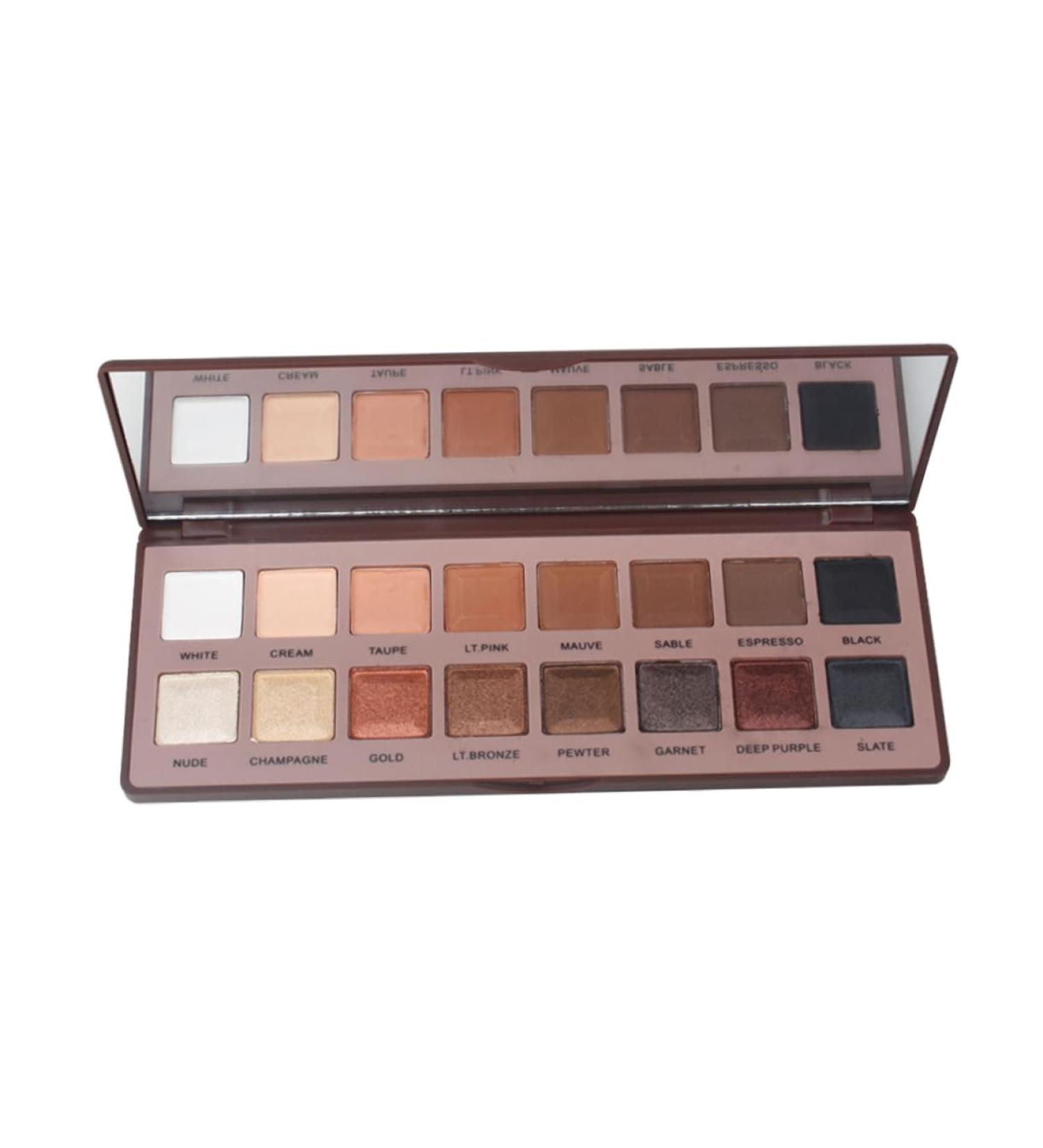 Angoily 16 Color Earth Eyeshadow Palette - Pearlescent Blush for Stunning Makeup Looks | International Shipping - Buy Online on SooperMarket.com