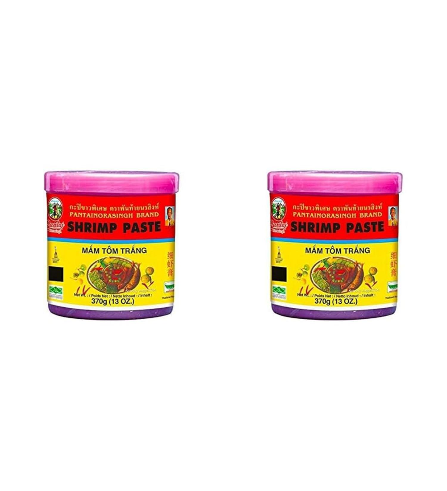 PANTAI Shrimp Paste (2 Pack) - 370g | Authentic International Seafood Seasoning - Buy Online on SooperMarket.com