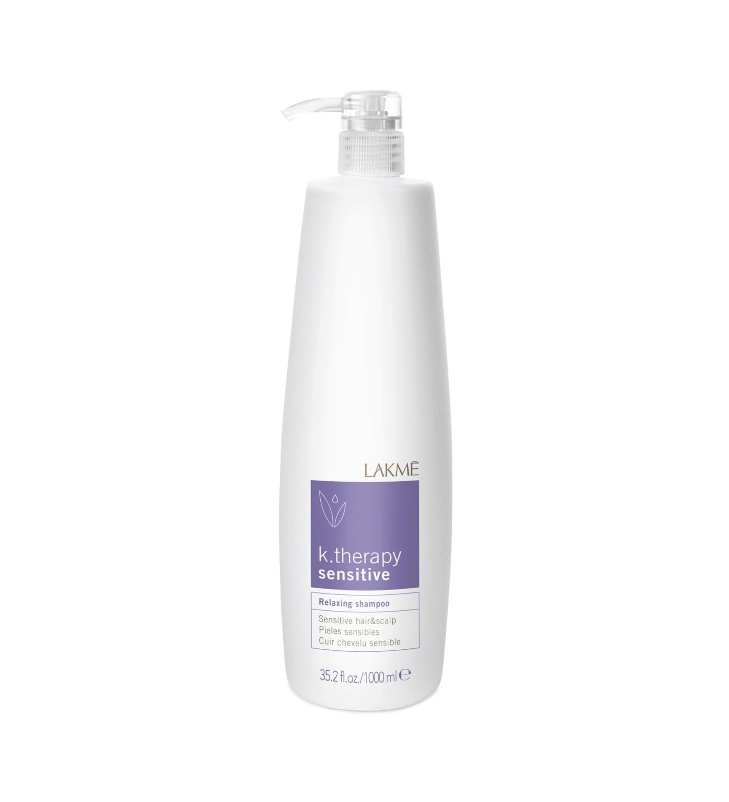 Lakme K.Therapy Sensitive Relaxing Shampoo | Shampoo for a Sensitive or Inflamed Scalp (1000 ml) - Buy Online on SooperMarket.com