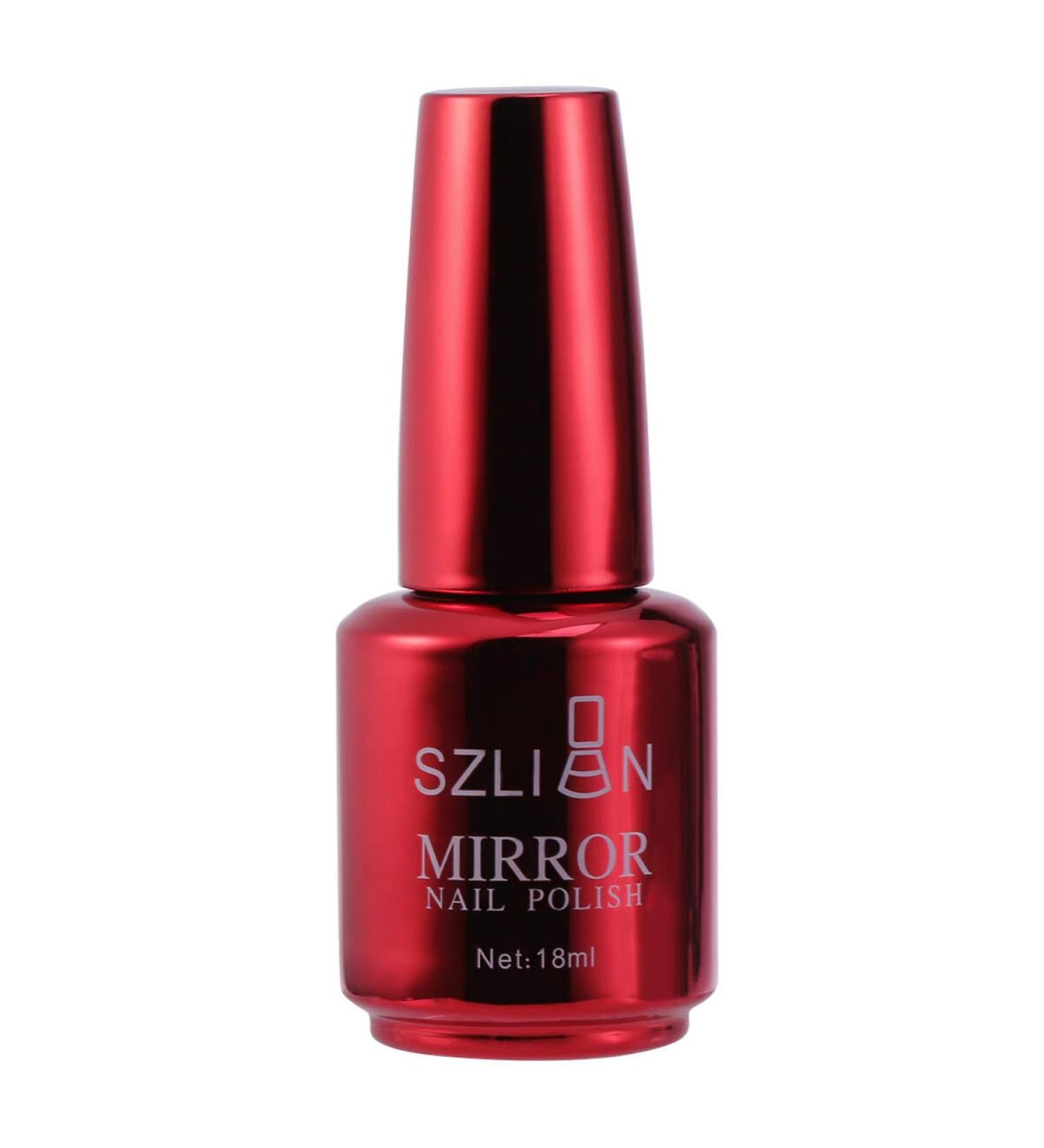 gel nail polish Metallic Mirror Effect Mirror Nail Polish for Women fingernail polish liquid mirror Holographic Nail Polish mirror nail polish Red nail foil decorations Miss flash - Buy Online on SooperMarket.com