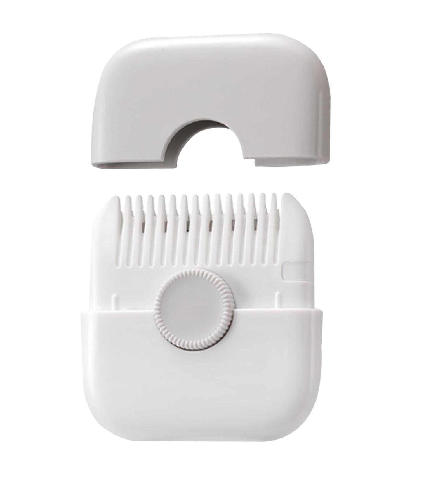 Split Ends Hair Trimmer for Women - 2 in 1 Mini Portable Hair Brush & Adjustable Stainless Steel Clipper - Dustproof & Cute Design - Buy Online on SooperMarket.com