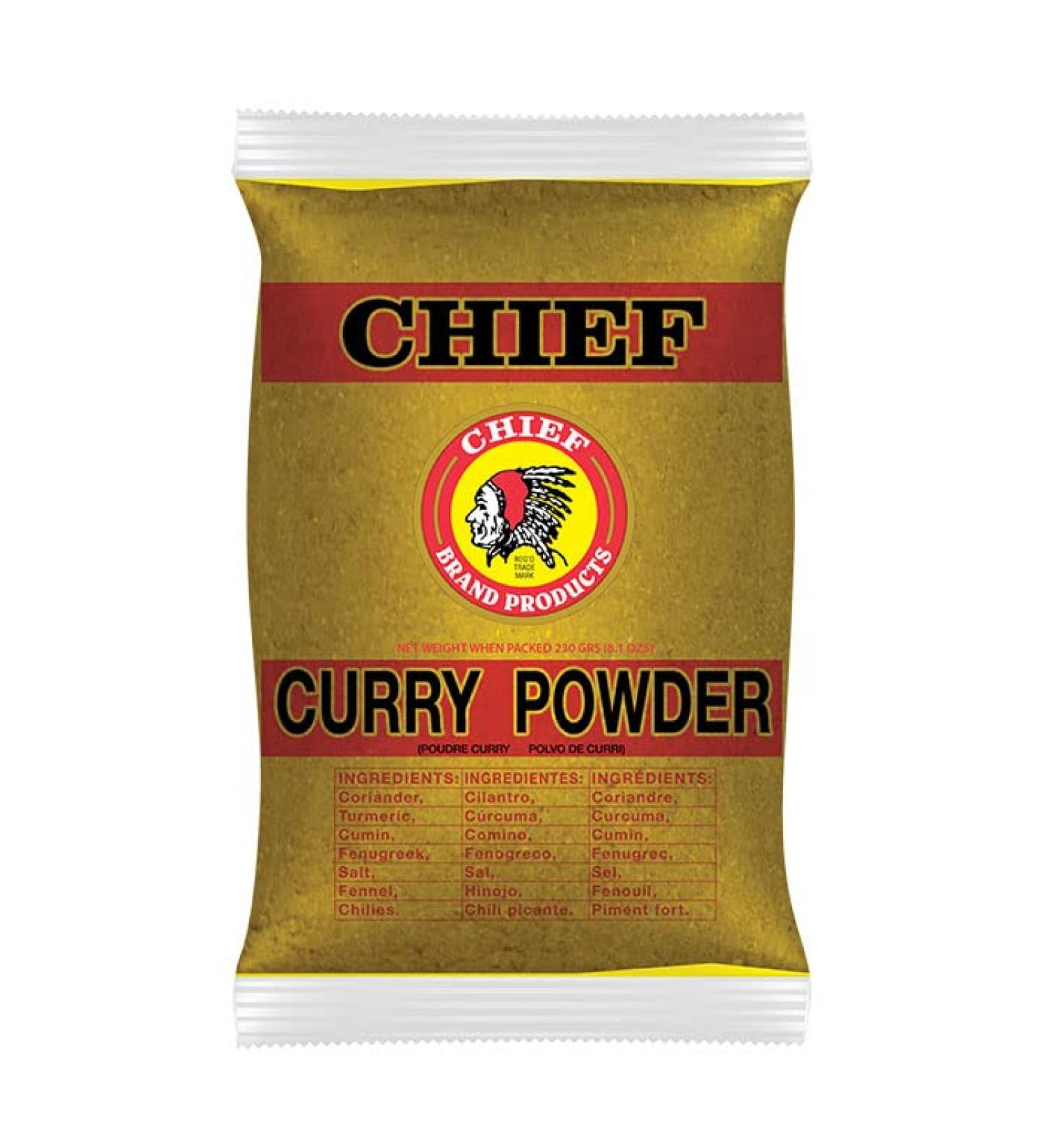 Chief Curry Powder 8.1oz - Authentic Blend for Rich and Flavorful Curries - Buy Online on SooperMarket.com