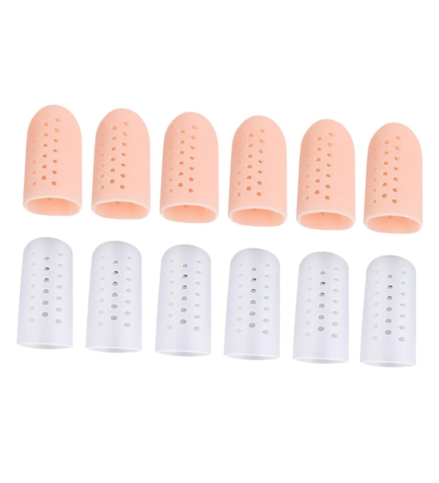 LALAFINA Silicone Toe Protectors - 6 Pairs Toe Splitter High Heel Protectors for Feet, Toenail Caps - Breathable & Reusable Toe Cushions - Assorted Colors - Buy Online on SooperMarket.com