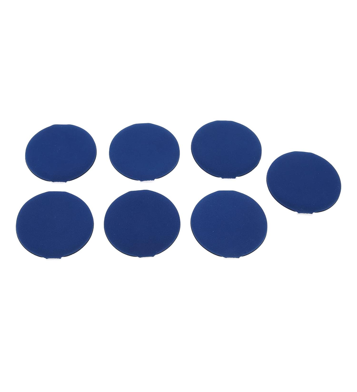 Verdant Touch Powder Pufffor Makeup Powder Puff Makeup Tool Set 7 Pieces Dark Blue for Loose Face Powder Makeup Setting Powder Puffs - Buy Online on SooperMarket.com