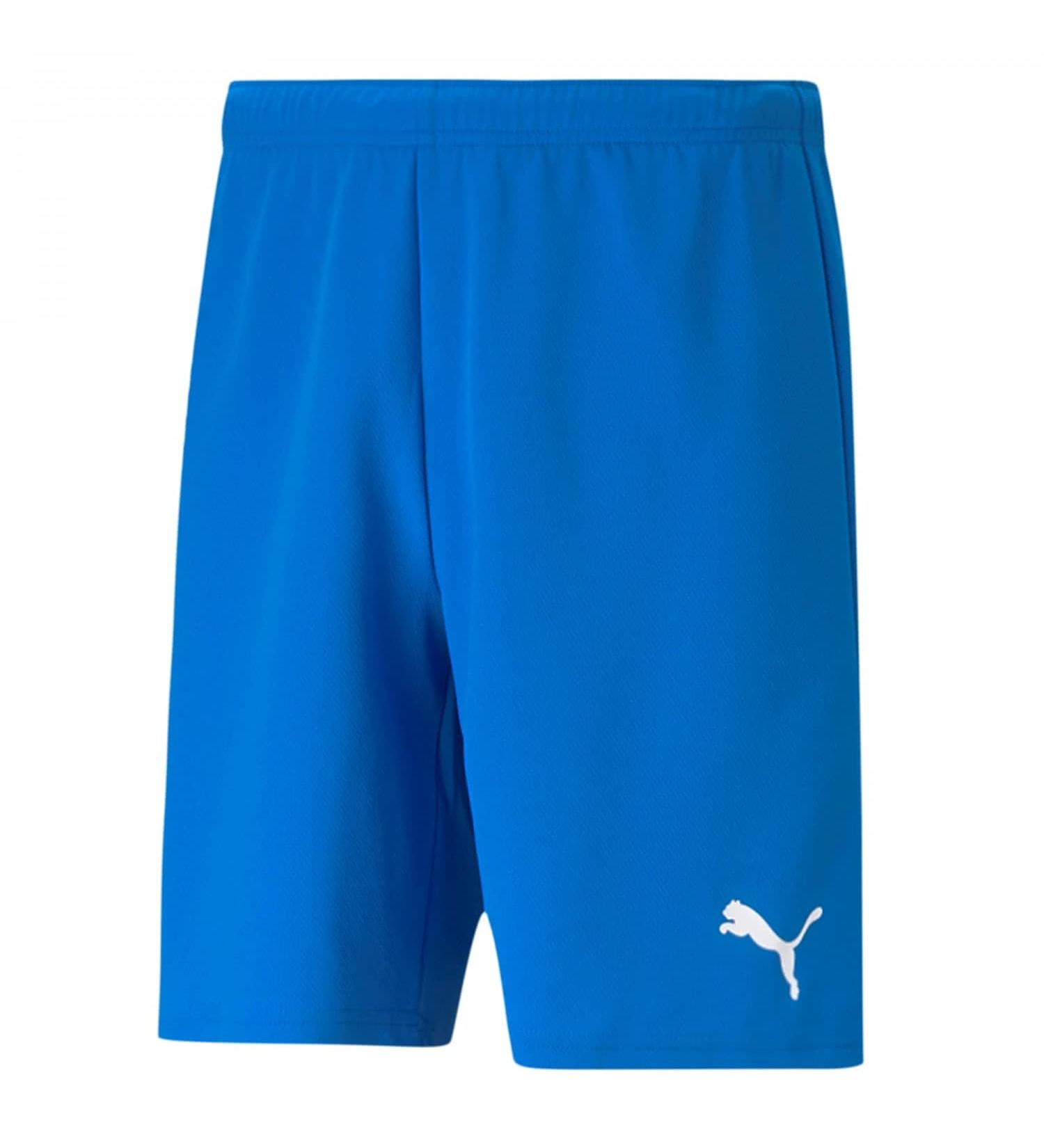 PUMA Men's Teamrise Shorts Electric Blue Lemonade-puma White M UK