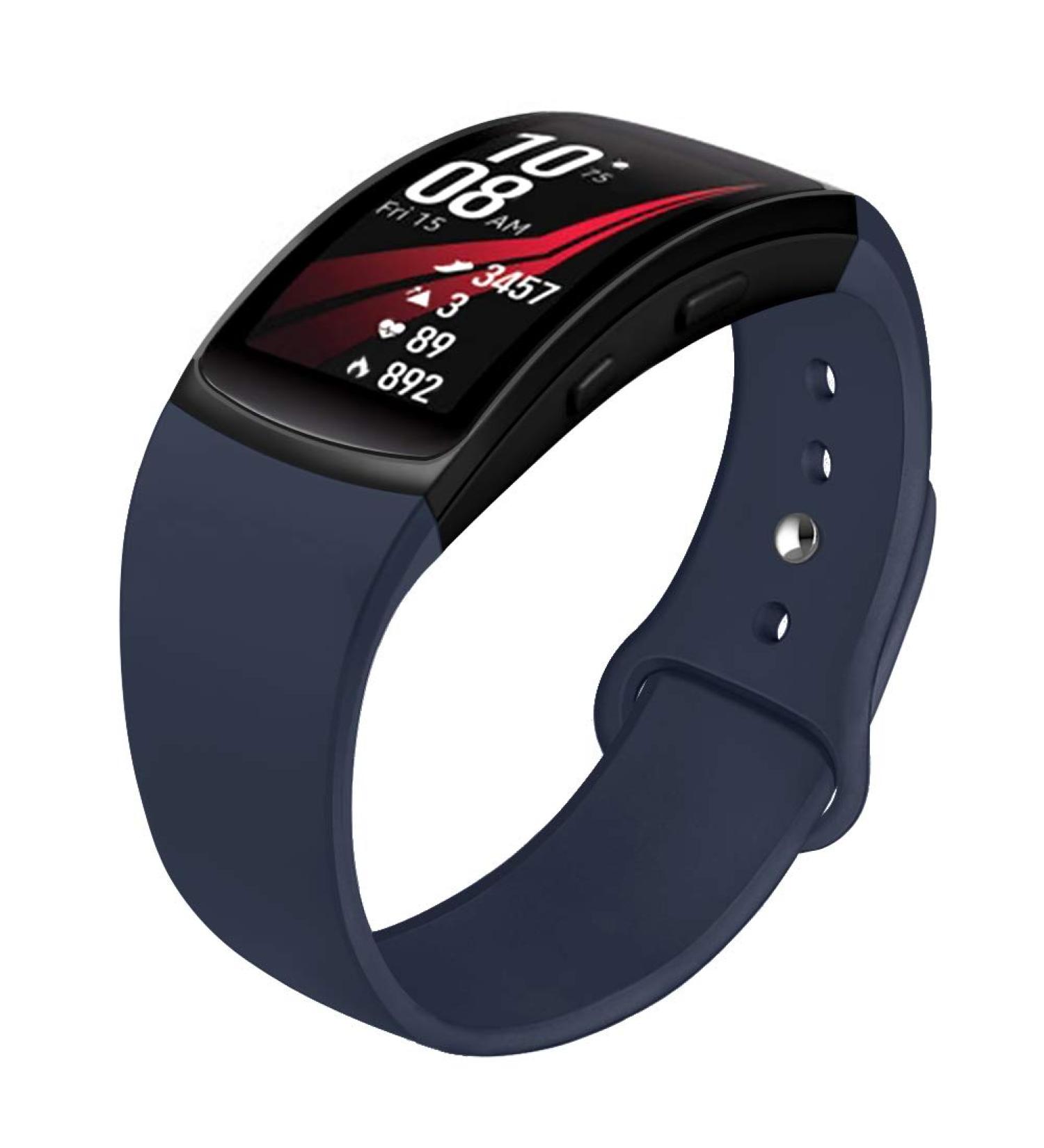 Compatible with Gear Fit 2 Band/Gear Fit 2 Pro Bands  NAHAI Soft Silicone Replacement Bands Wristband for Samsung Gear Fit 2 and Fit 2 Pro Smartwatch  Large  Blue Blue L: 6.8''-8.7'' - Buy Online on SooperMarket.com