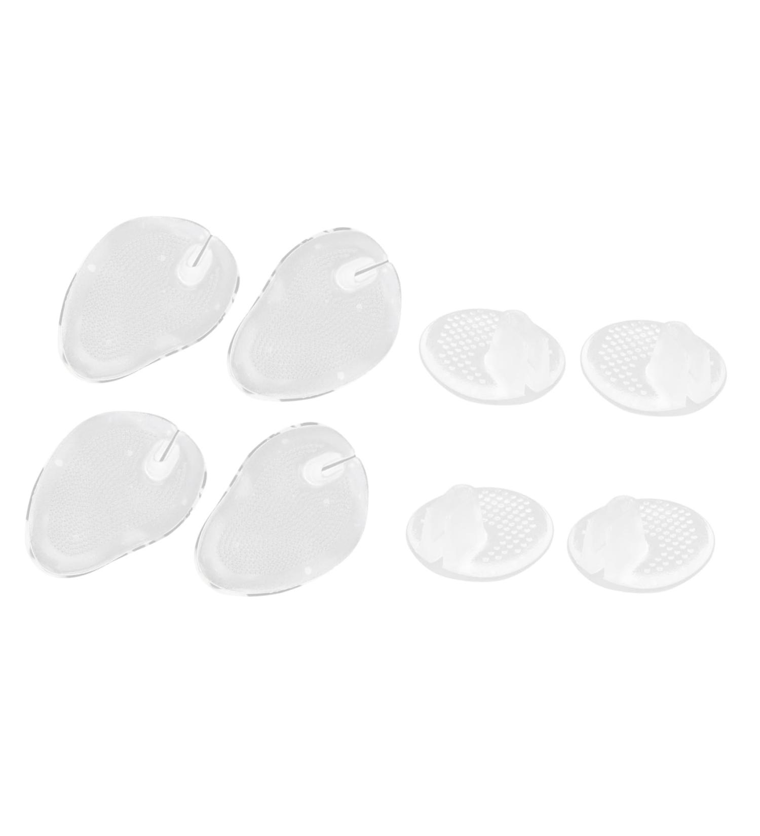 Healeved 4 Pairs Silicone Gel Clip Toe Pad and Protector Set - Clear Gel, Transparent, Soft, and Comfortable - Buy Online on SooperMarket.com