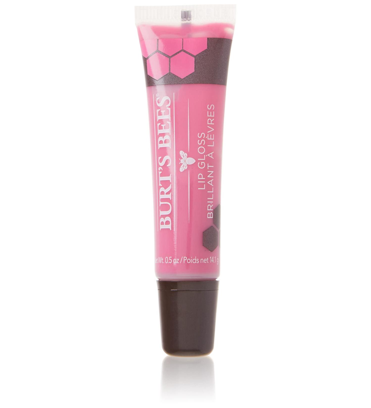 Burt's Bees Lip Gloss Punch Of Pink 0.02 oz - Moisturizing & Natural Shine - Buy Online on SooperMarket.com