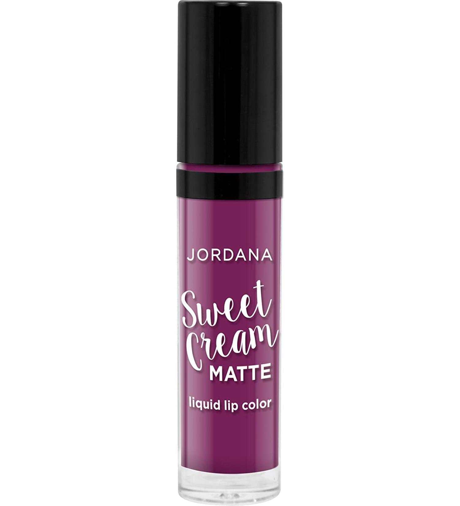 Jordana Sweet Cream Matte Liquid Lip Color Currant Jam MLC-26