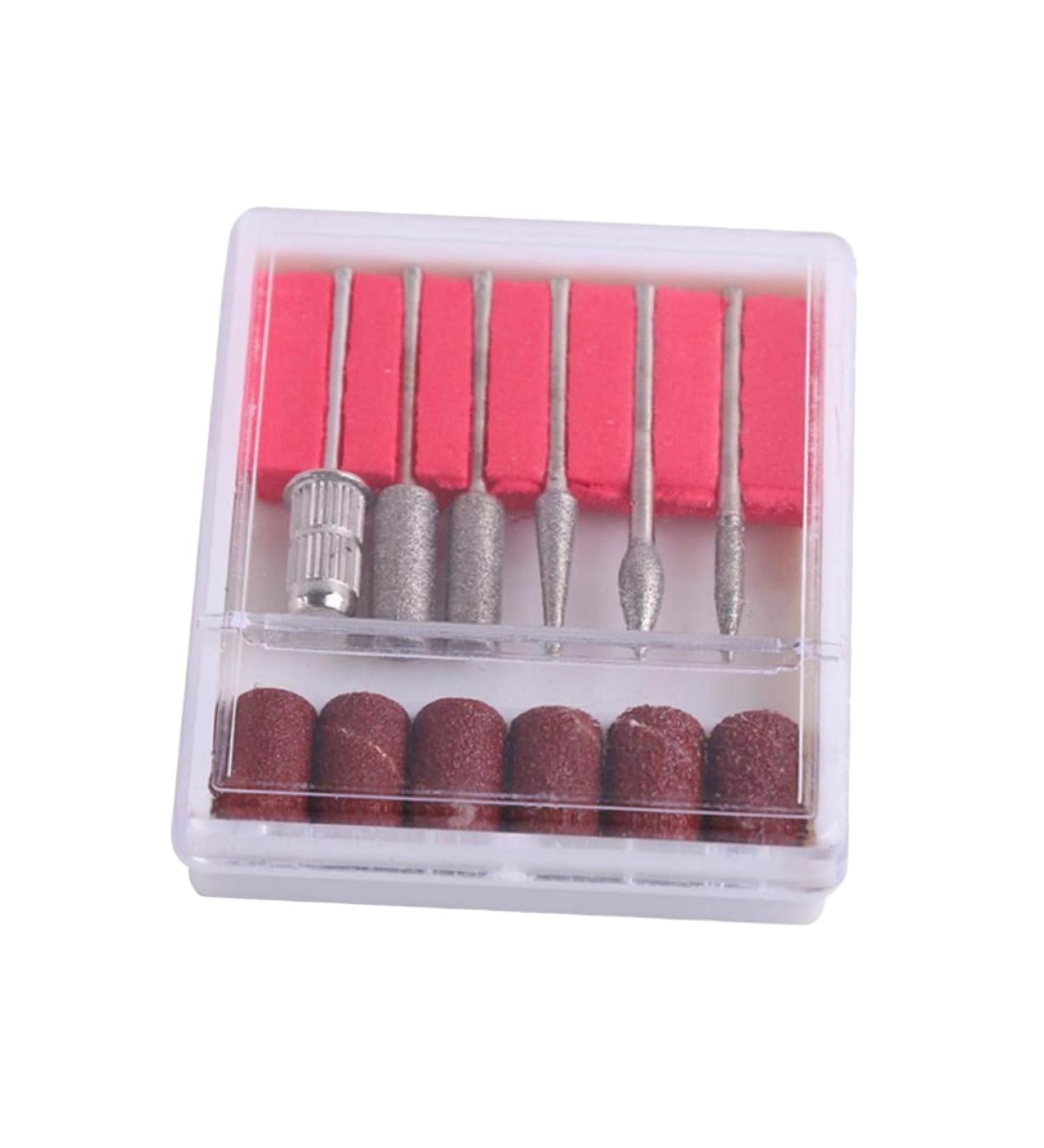 minkissy 1 Set Set Simple Designs Durable Nail Set Manicure Tool Kit Nail Drill for Gel Nails Nail Drill Sanding Bands Nail Polishing Bit Sanding Ring Bands Nail Polishing Tool File medium Assorted Color - Buy Online on SooperMarket.com