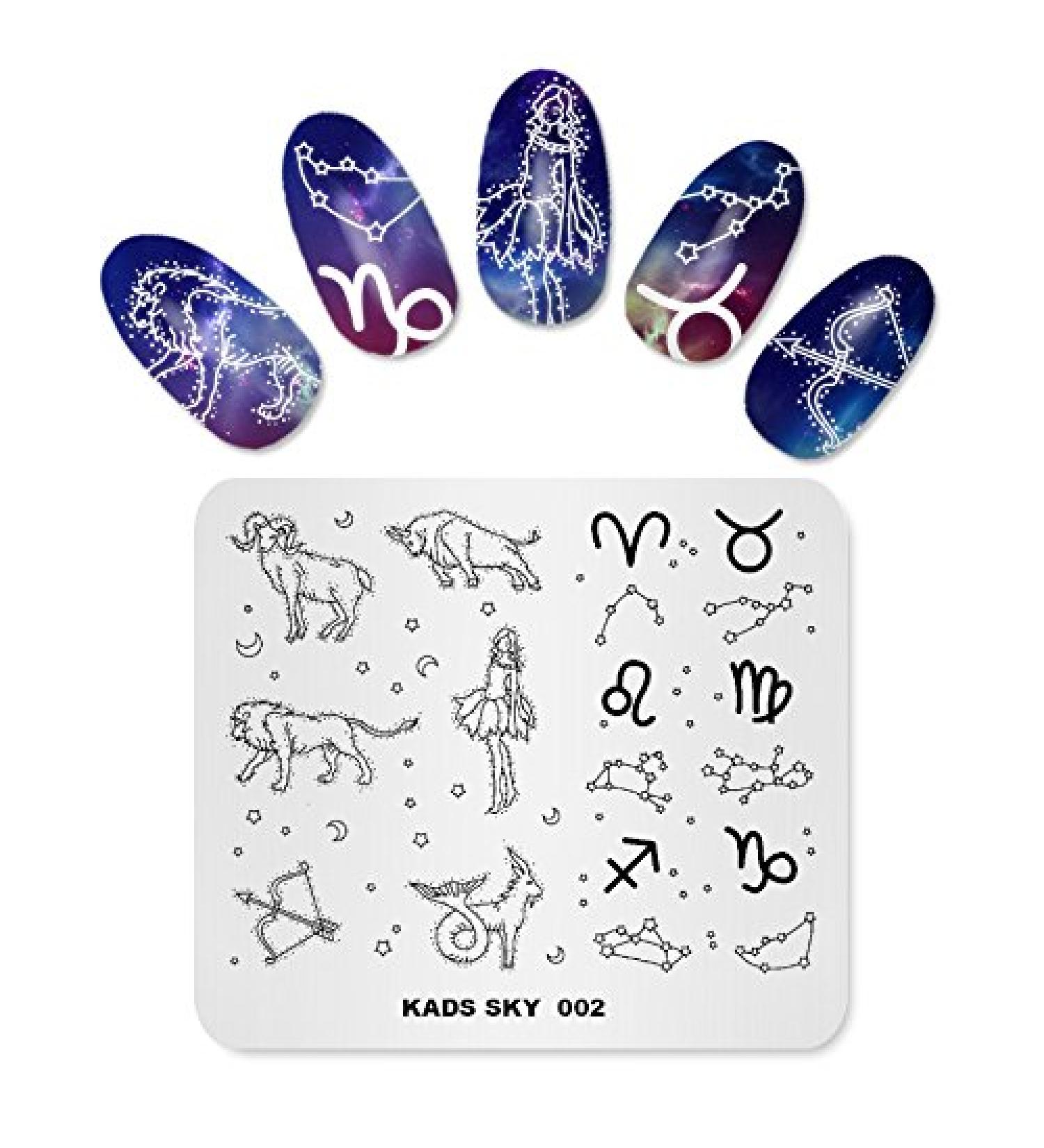 Nail Stamping Plate - Cartoon Theme Cute Animal Designs | DIY Nail Art Tools SK002 | International Shipping - Buy Online on SooperMarket.com