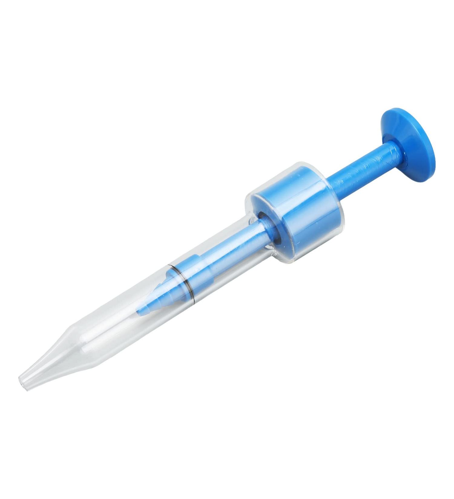 Earmold Syringe 3.5mm - Refillable Professional Ear Impression Tool (Blue) - Buy Online on SooperMarket.com
