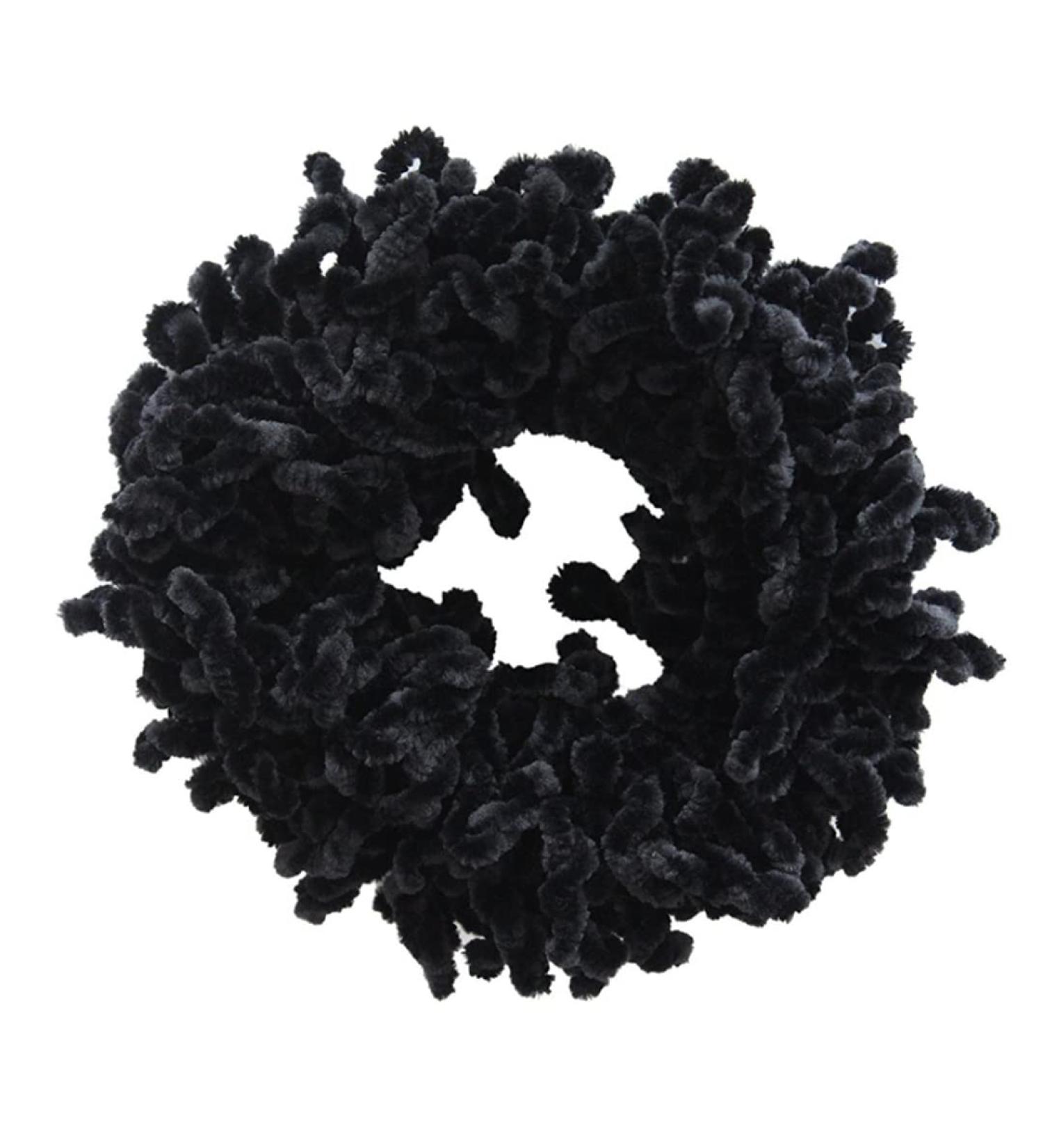 Hair Scrunchies for Girls Volumising Scrunchie Big Hair Ties Elastic Hairbands Hair Headwear Black Hair Scrunchies - Buy Online on SooperMarket.com