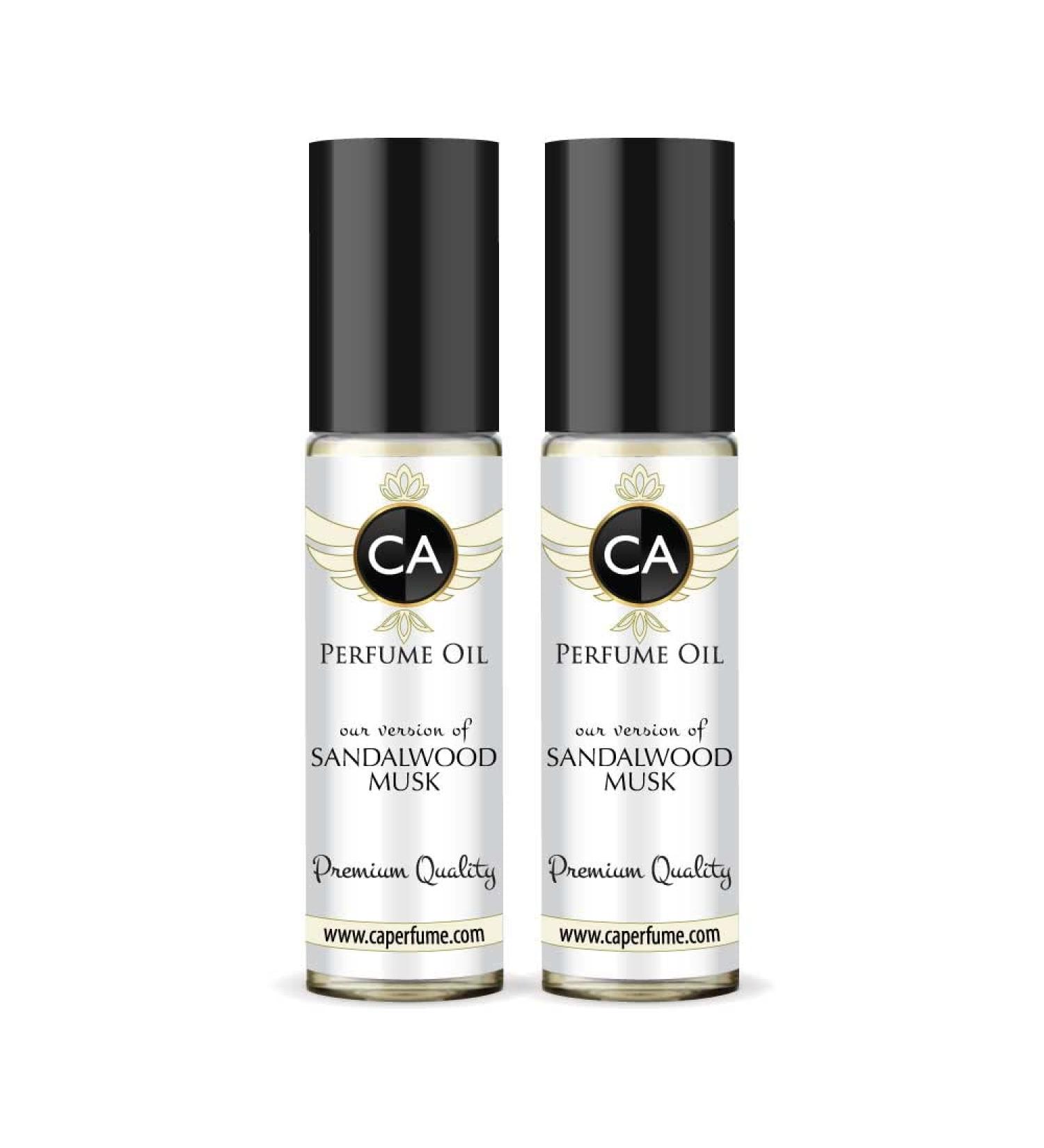 CA Perfume Impression of Emra Sandalwood Musk For Women & Men Replica Fragrance Body Oil Dupes Alcohol-Free Essential Aromatherapy Sample Travel Size Concentrated Long Lasting Roll-On 0.3 Fl Oz-X2 - Buy Online on SooperMarket.com