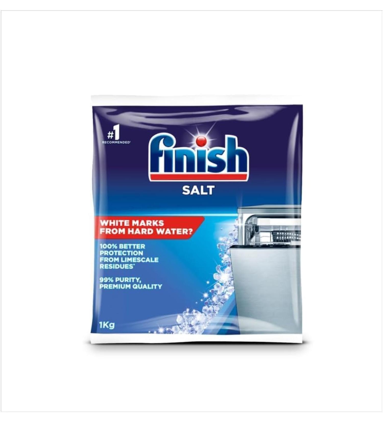 Finish Dishwasher Salt 1Kg - Essential Salt for Sparkling Dishes | Buy Now - Buy Online on SooperMarket.com