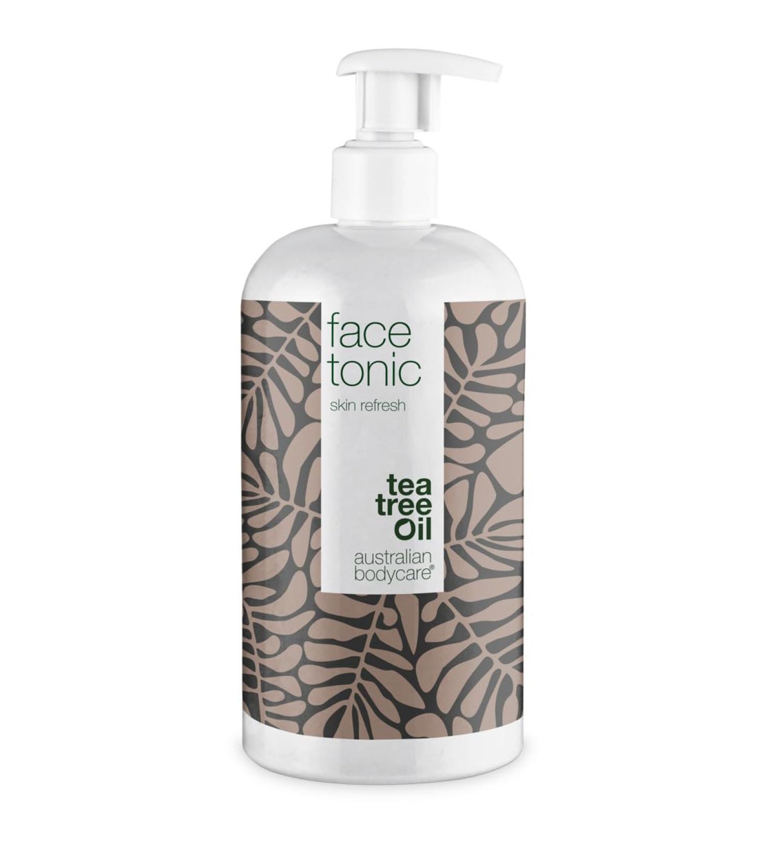 Face Tonic 500ml - Alcohol Free face Tonic with Tea Tree Oil - Cleanser for Blemishes Spots pimples and Acne Prone Skin Natural & Pharmaceutical Grade Australian Tea Tree Oil 500 ml (Pack of 1) - Buy Online on SooperMarket.com