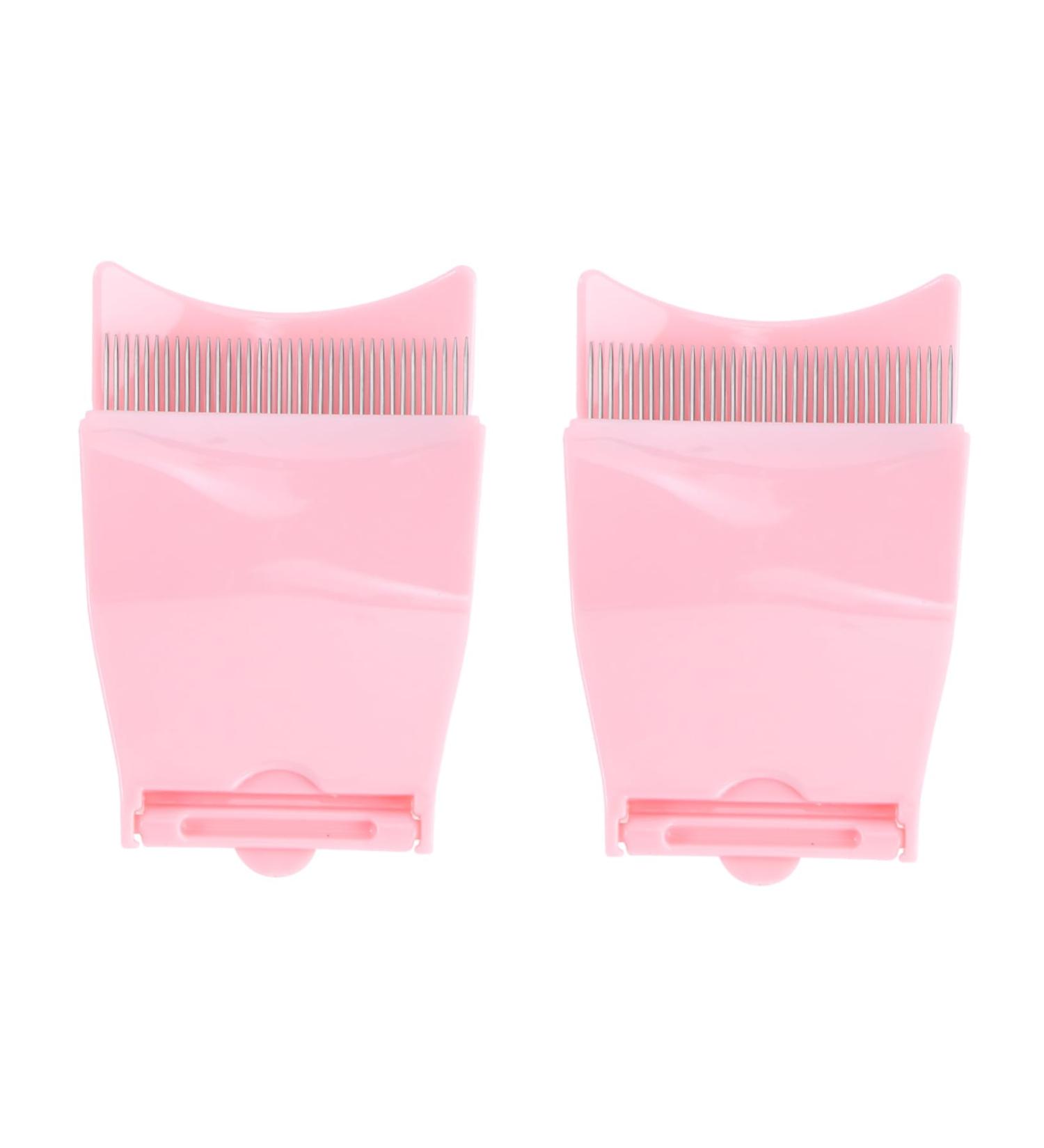 NOLITOY Eyelash & Eyebrow Grooming Tool Set | 2pcs Folding Eyebrow Combs & Mascara Applicator - Portable Eyebrow Makeup Brush - Buy Online on SooperMarket.com