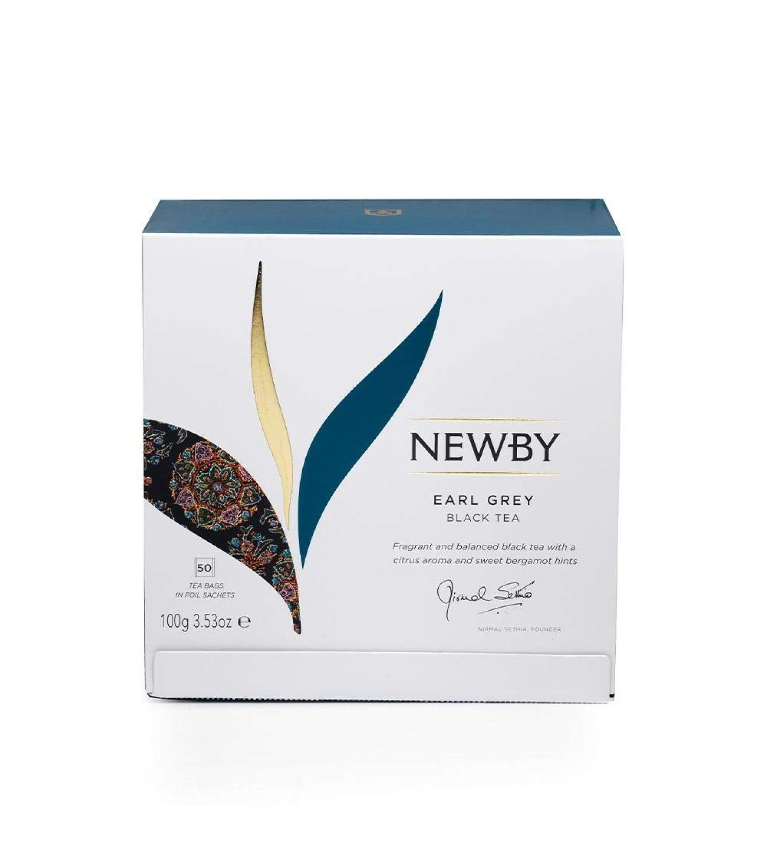 Newby Teas Earl Grey 50 Teabags 50 Count (Pack of 1)